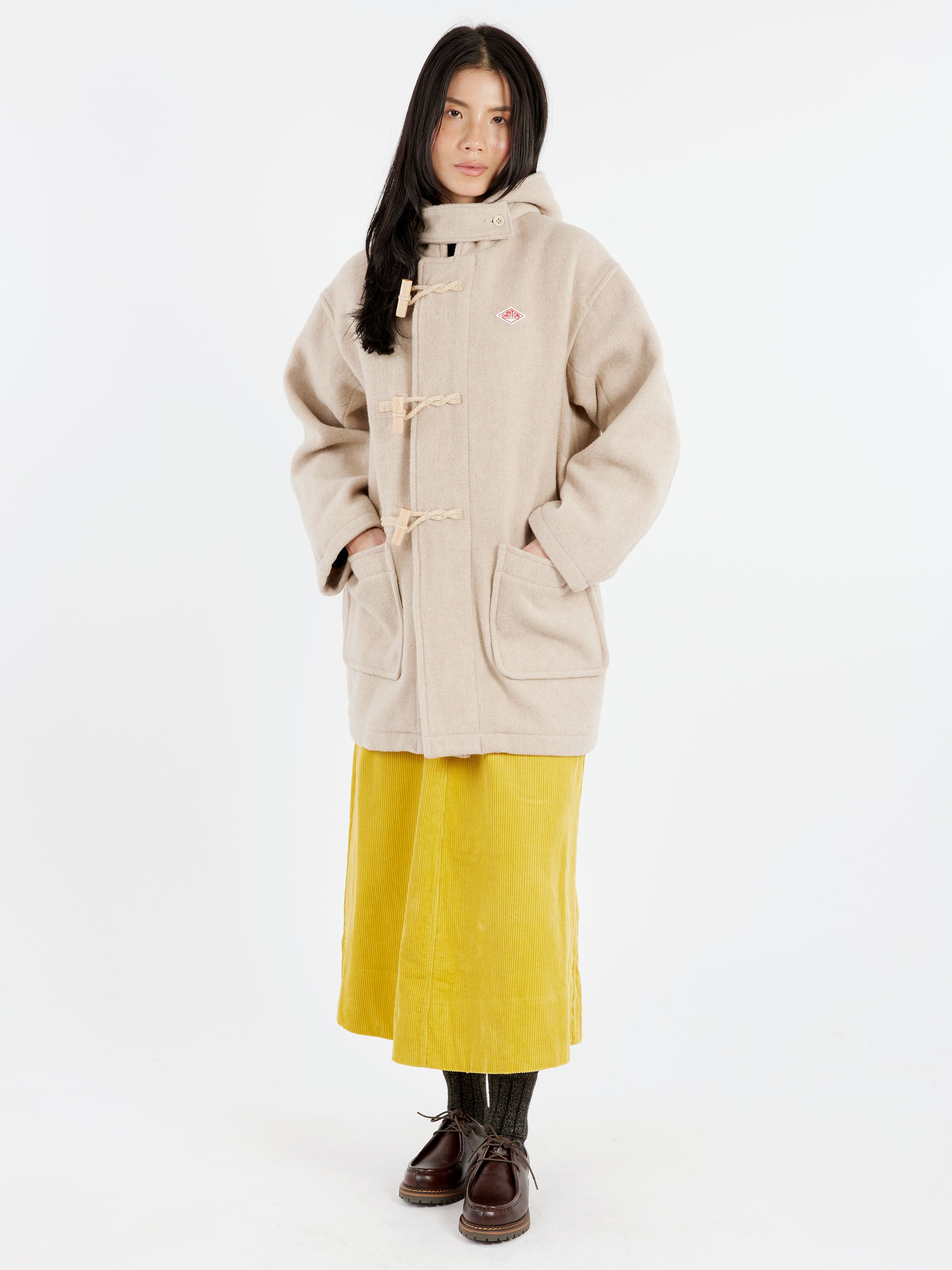 Women's Wool Light Pile Duffle Coat