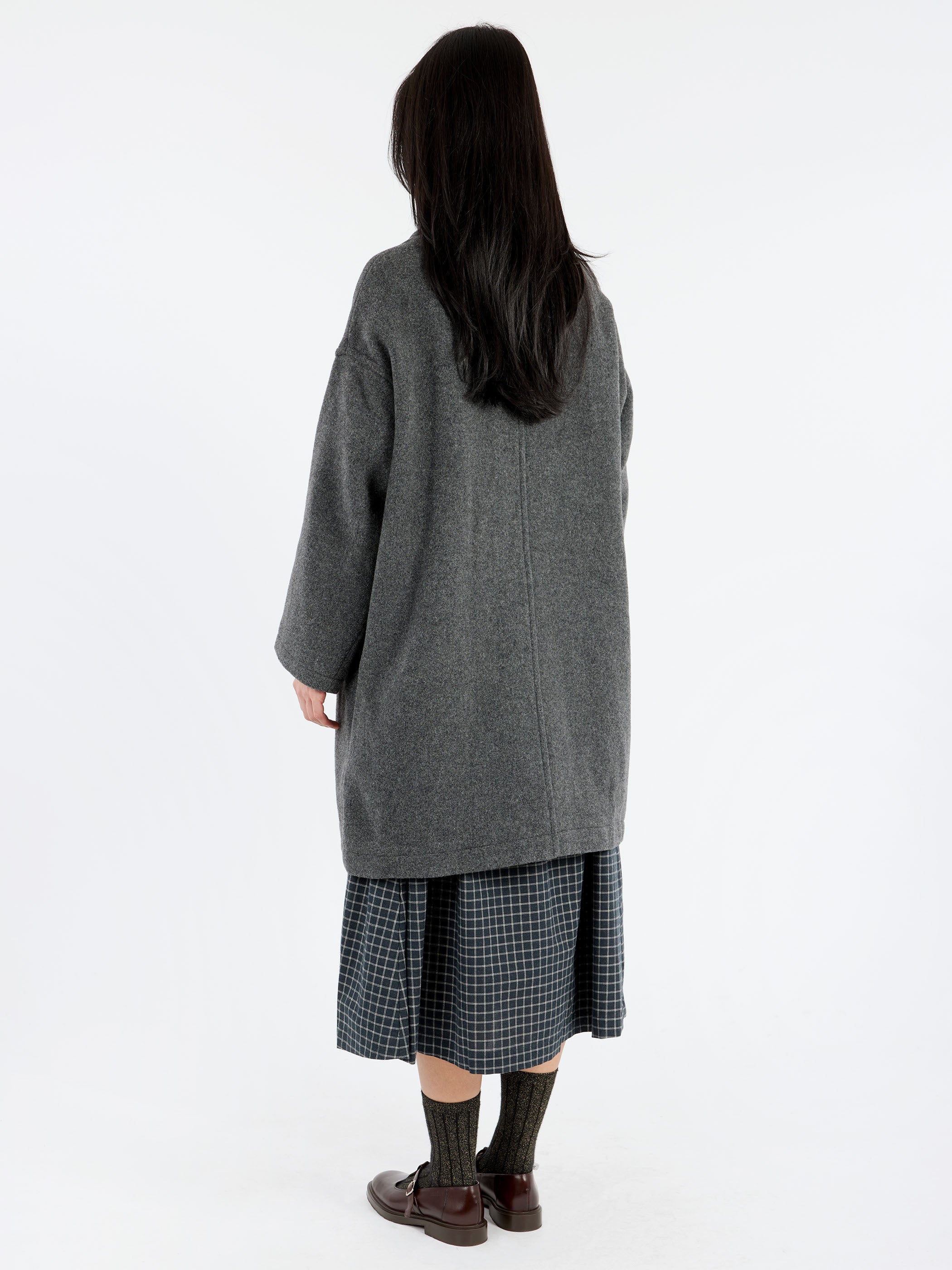 Women's Wool Light Pile Long Coat