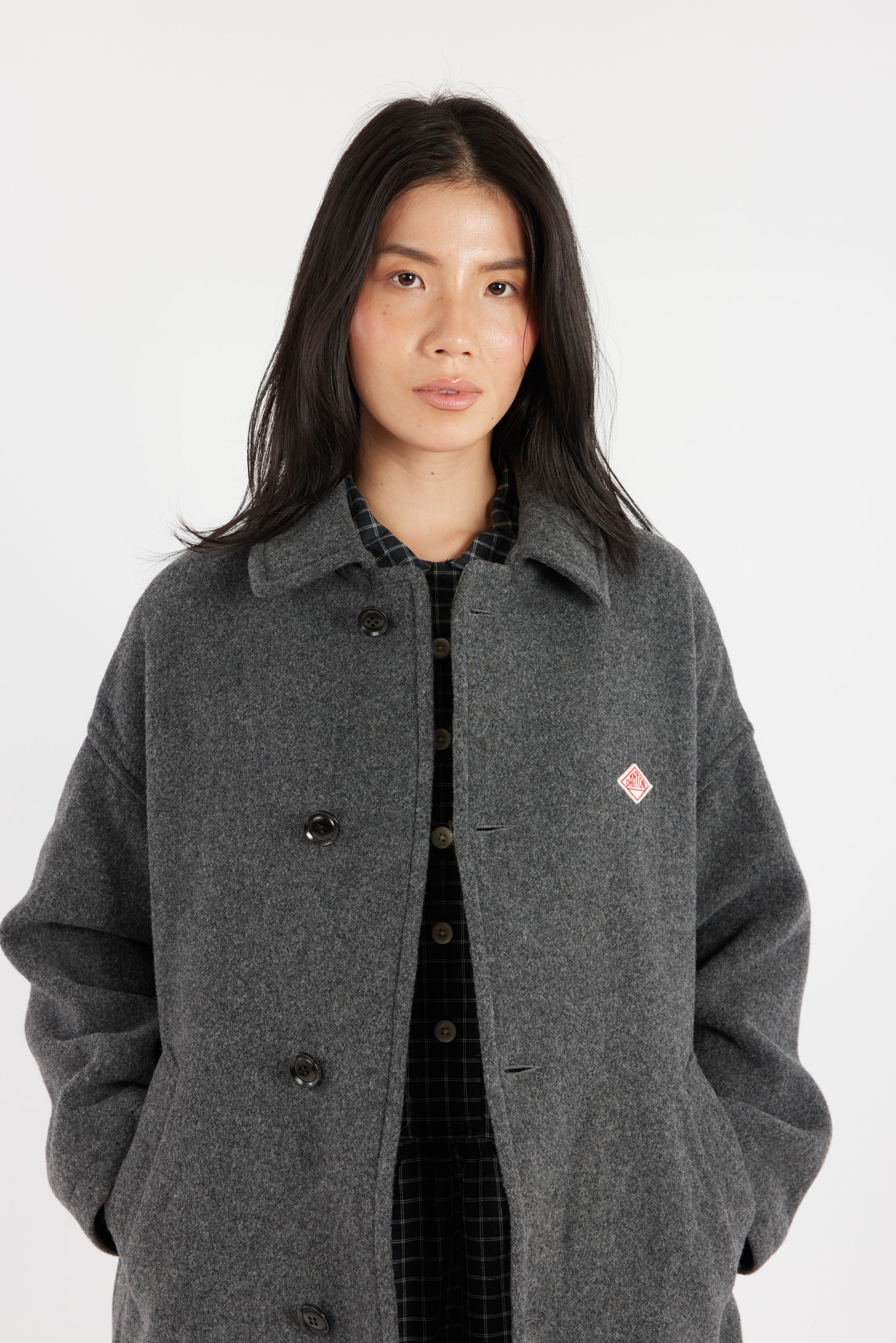 Women's Wool Light Pile Long Coat