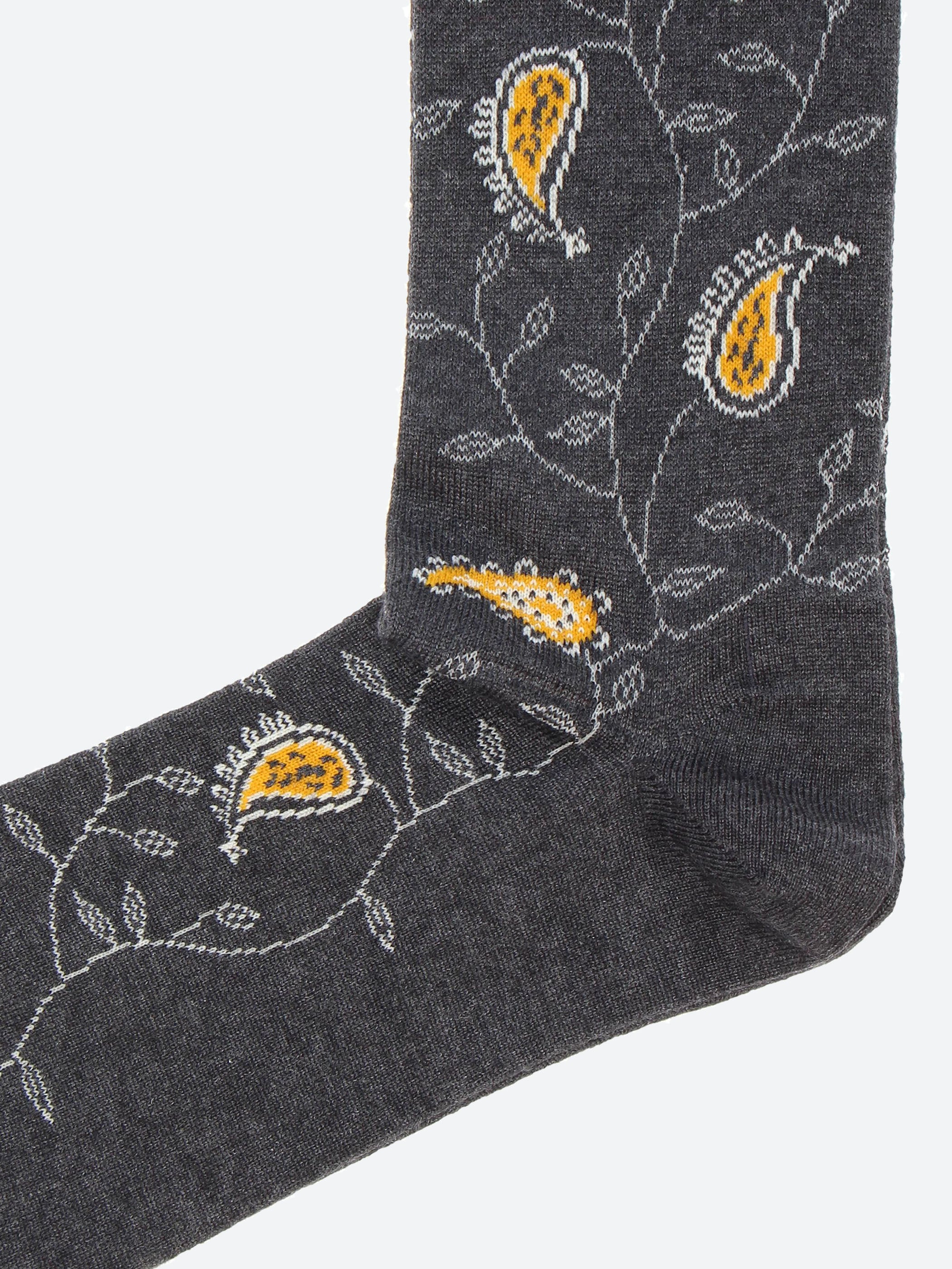 Fatehpur Paisley Crew Sock