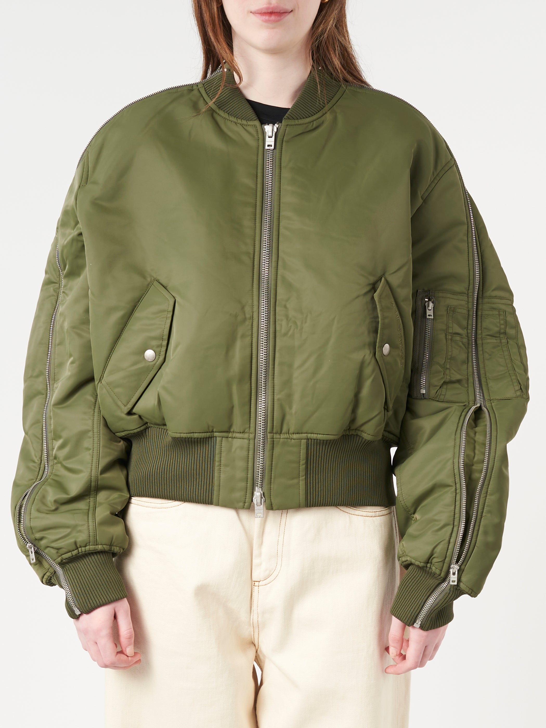 Acne studios nylon bomber jacket best sale