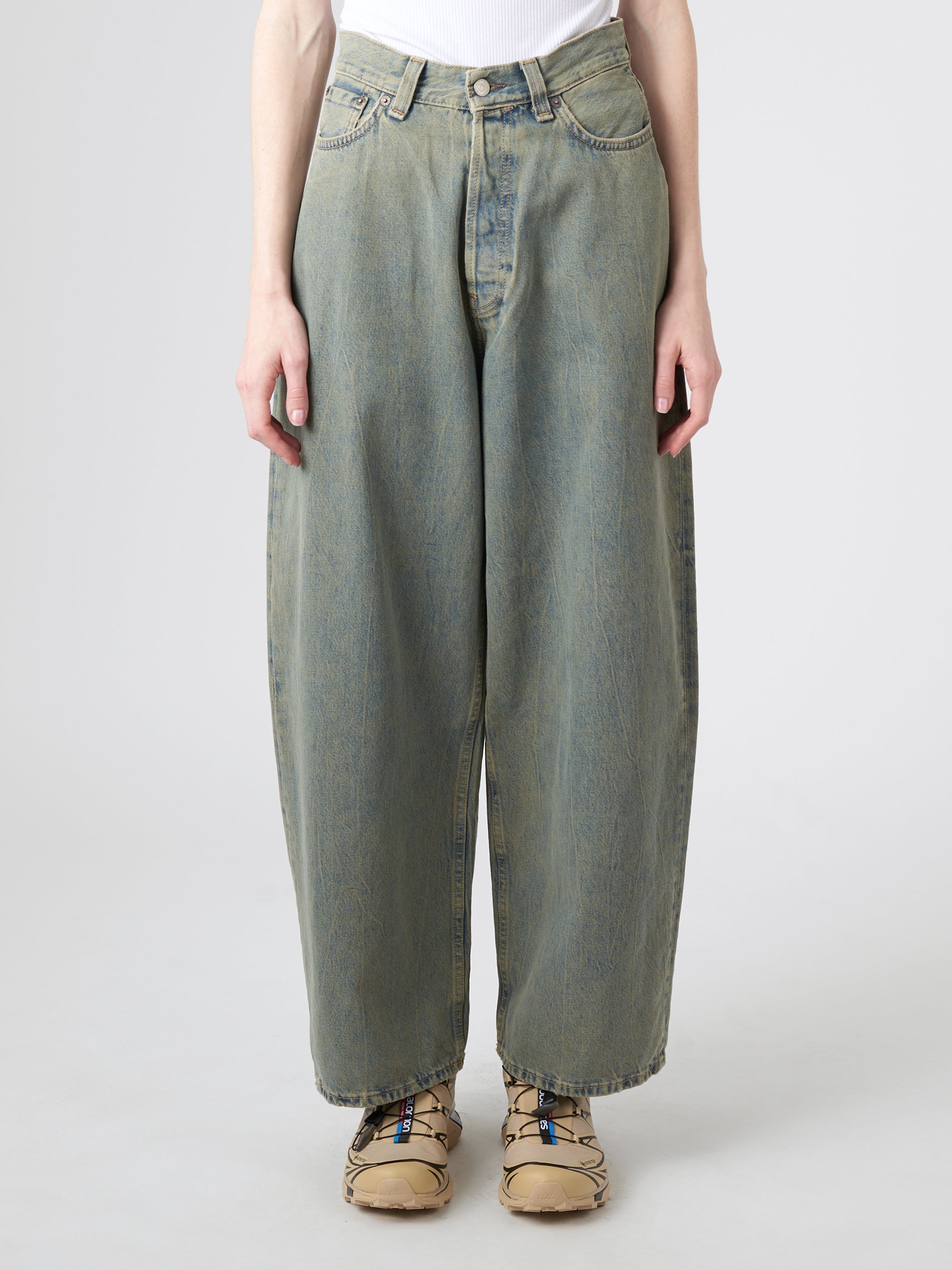 Acne Studios - 2023F Super Baggy Fit Jeans in Blue/Beige – gravitypope