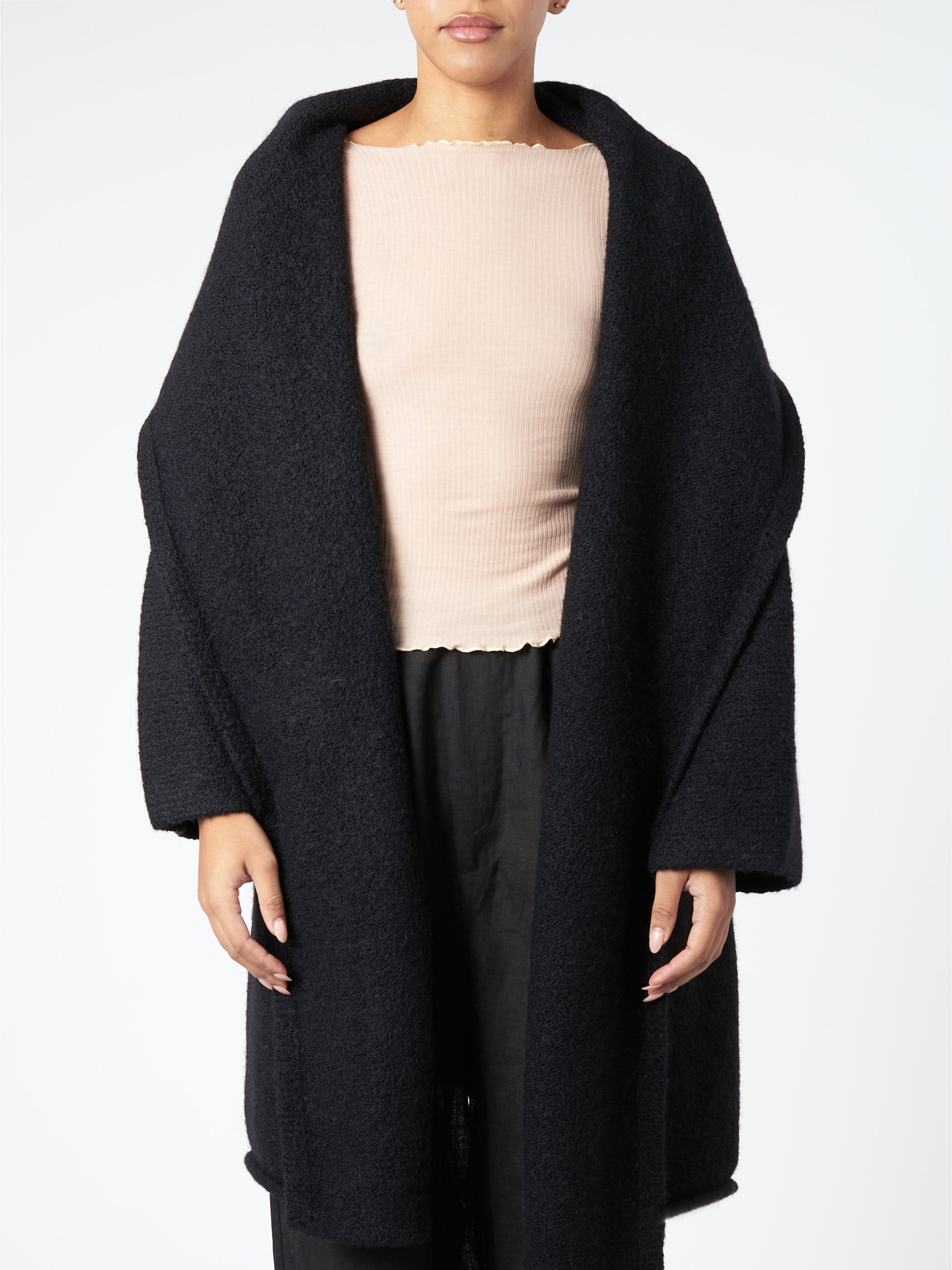 Lauren Manoogian Capote Coat in Black gravitypope