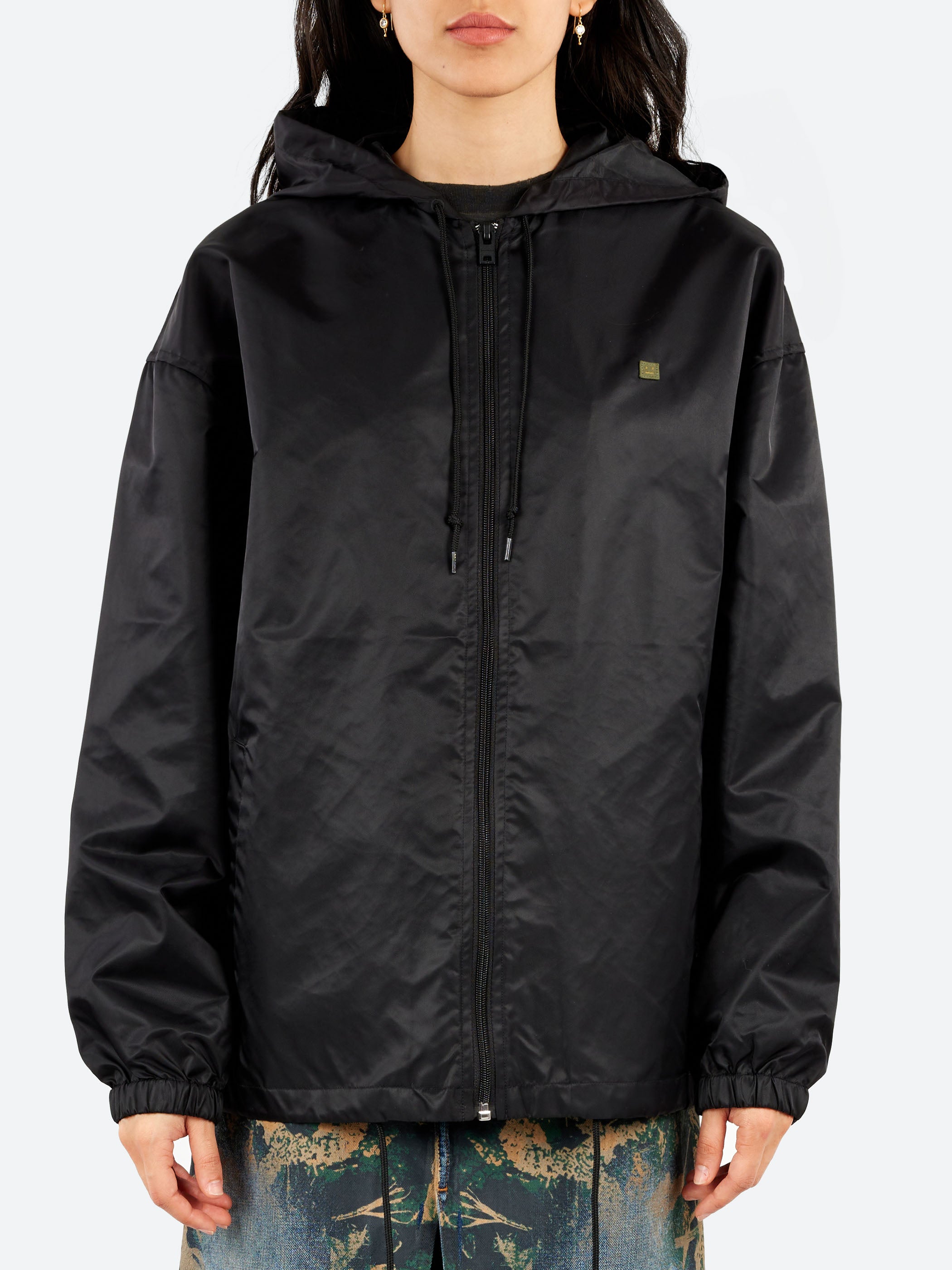 Micro Face Patch Nylon Jacket