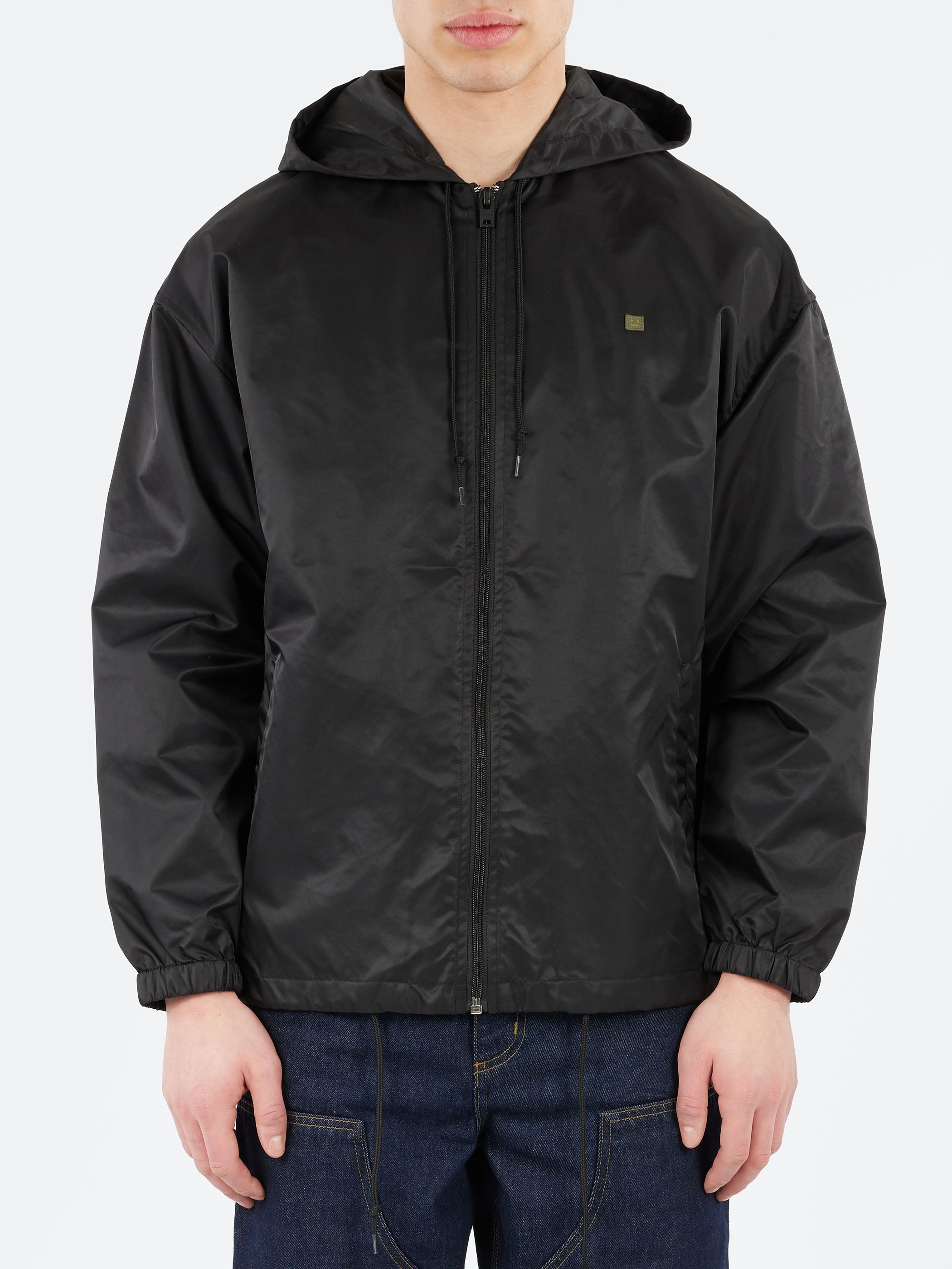 Micro Face Patch Nylon Jacket