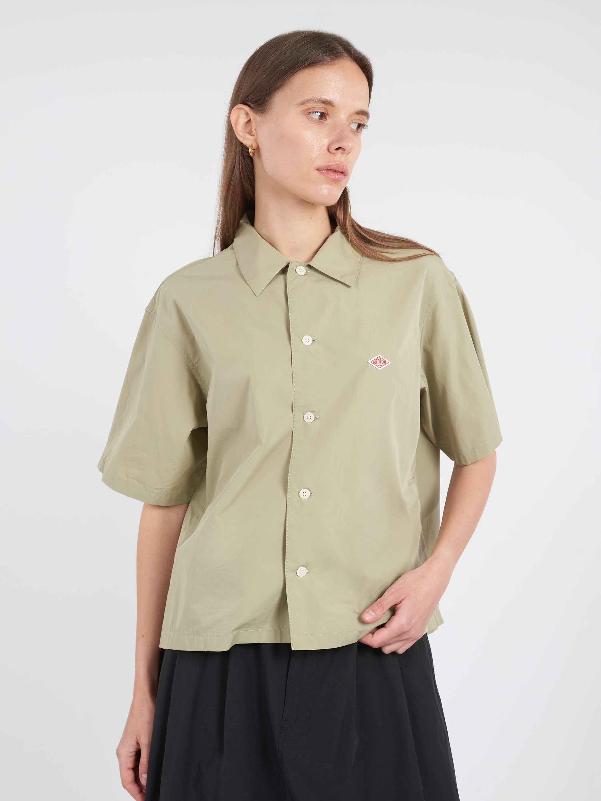 Women's Cotton Poplin Half Sleeve Shirt