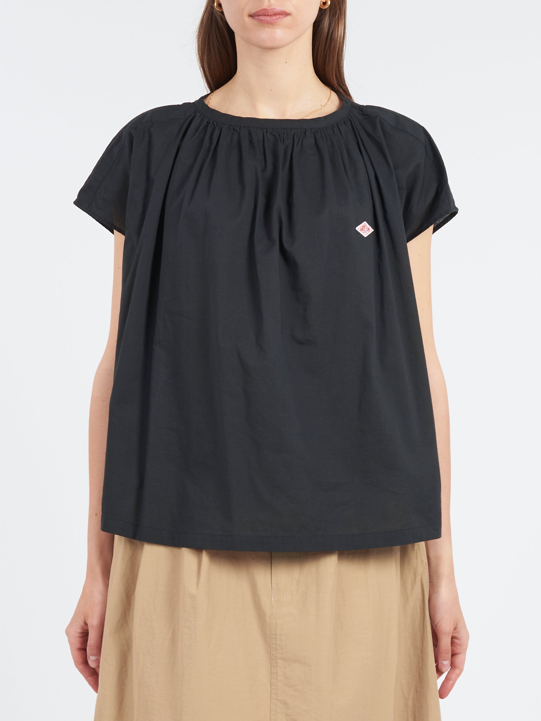 Sleeveless Smock Shirt