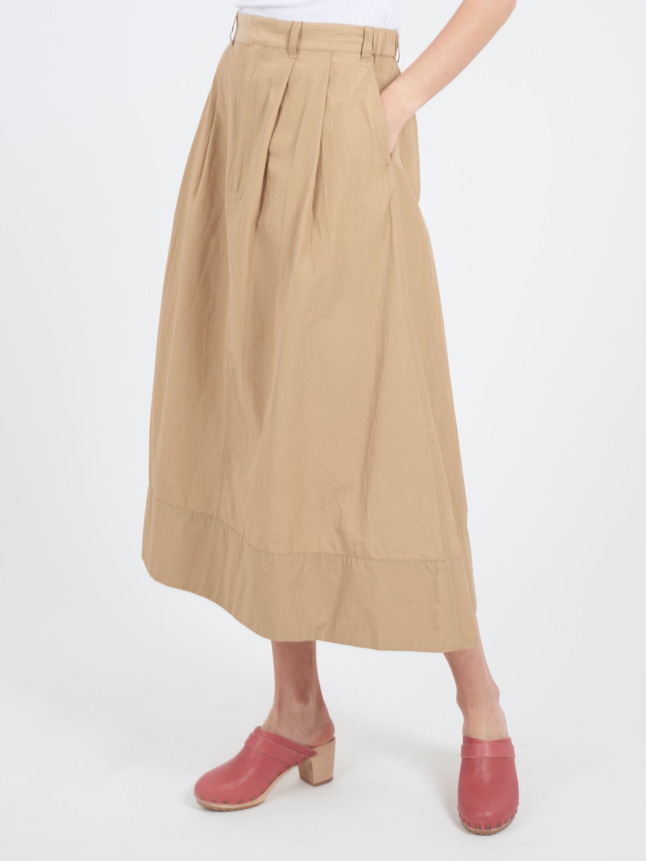 Double Pleated Skirt