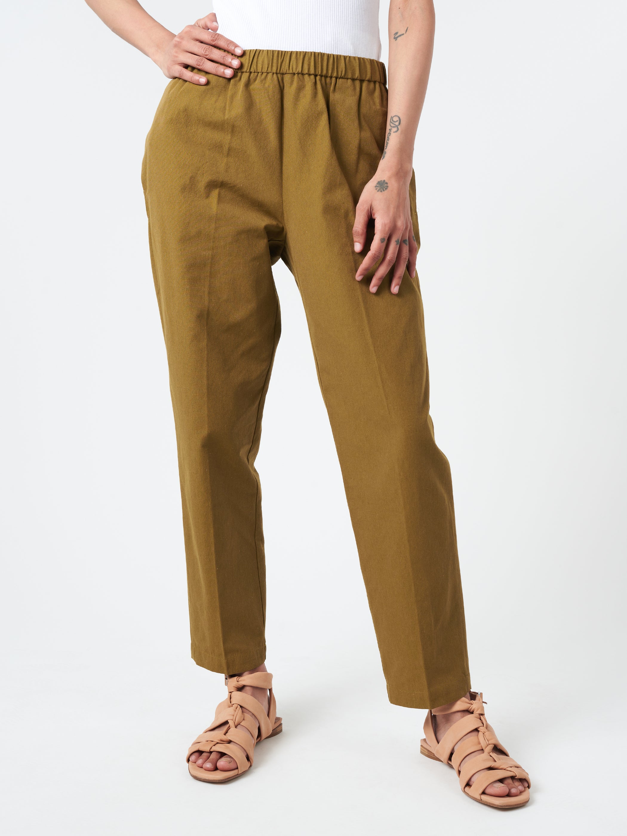 Trousers with Elastic Waist