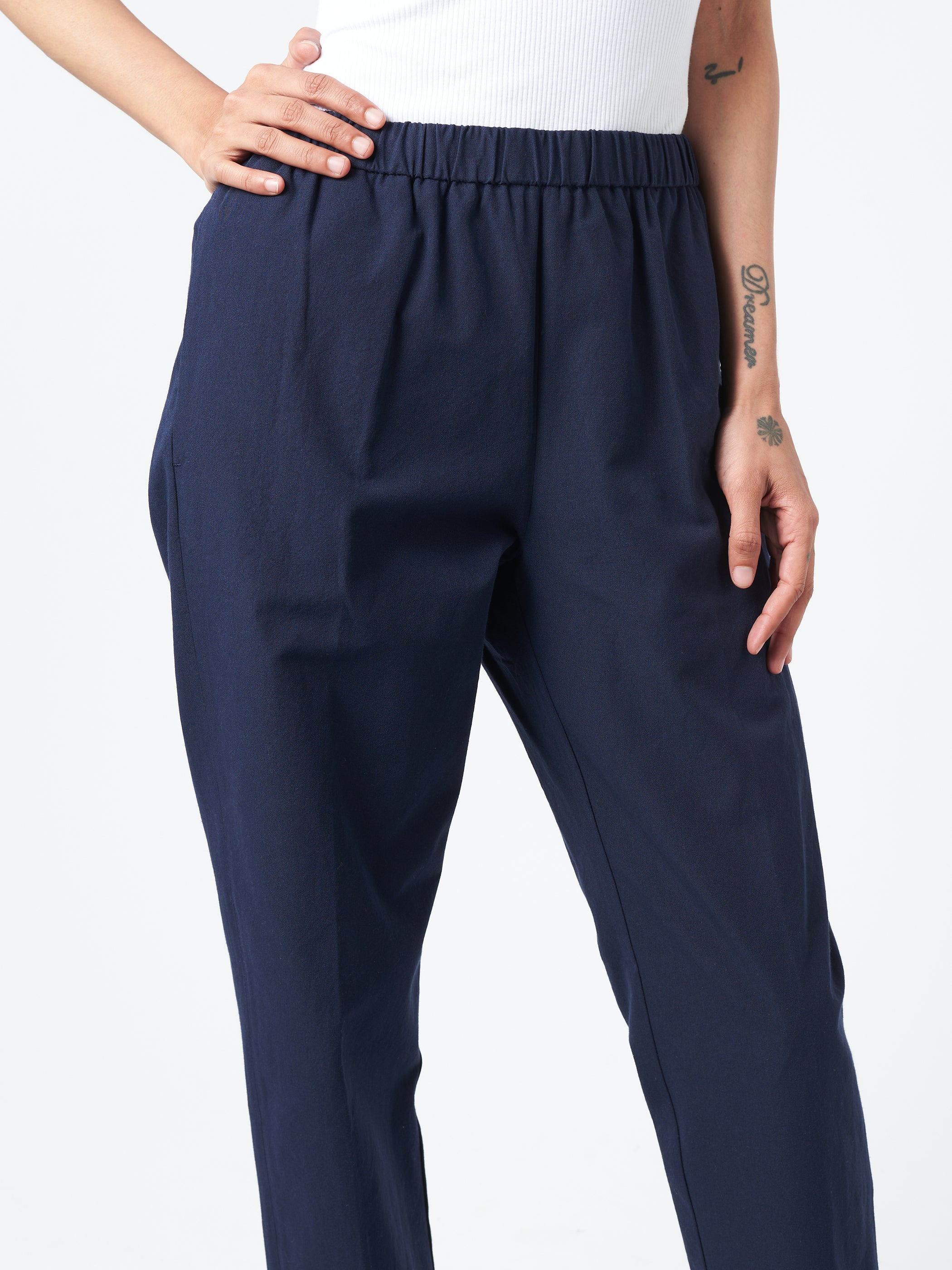 Trousers with Elastic Waist