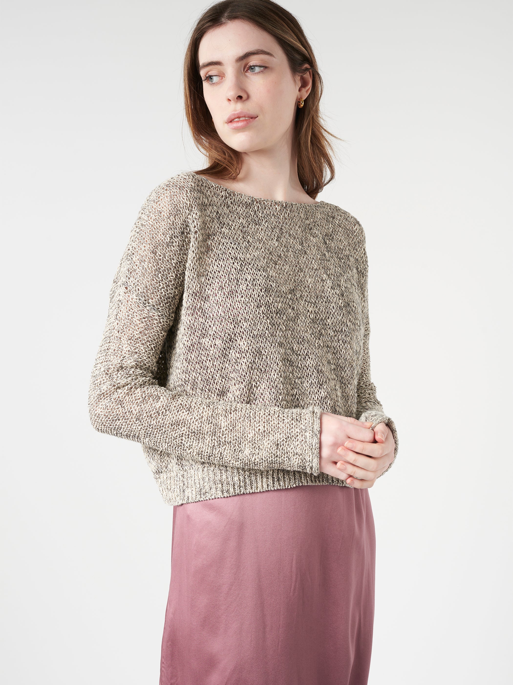 Open Knit Sweater