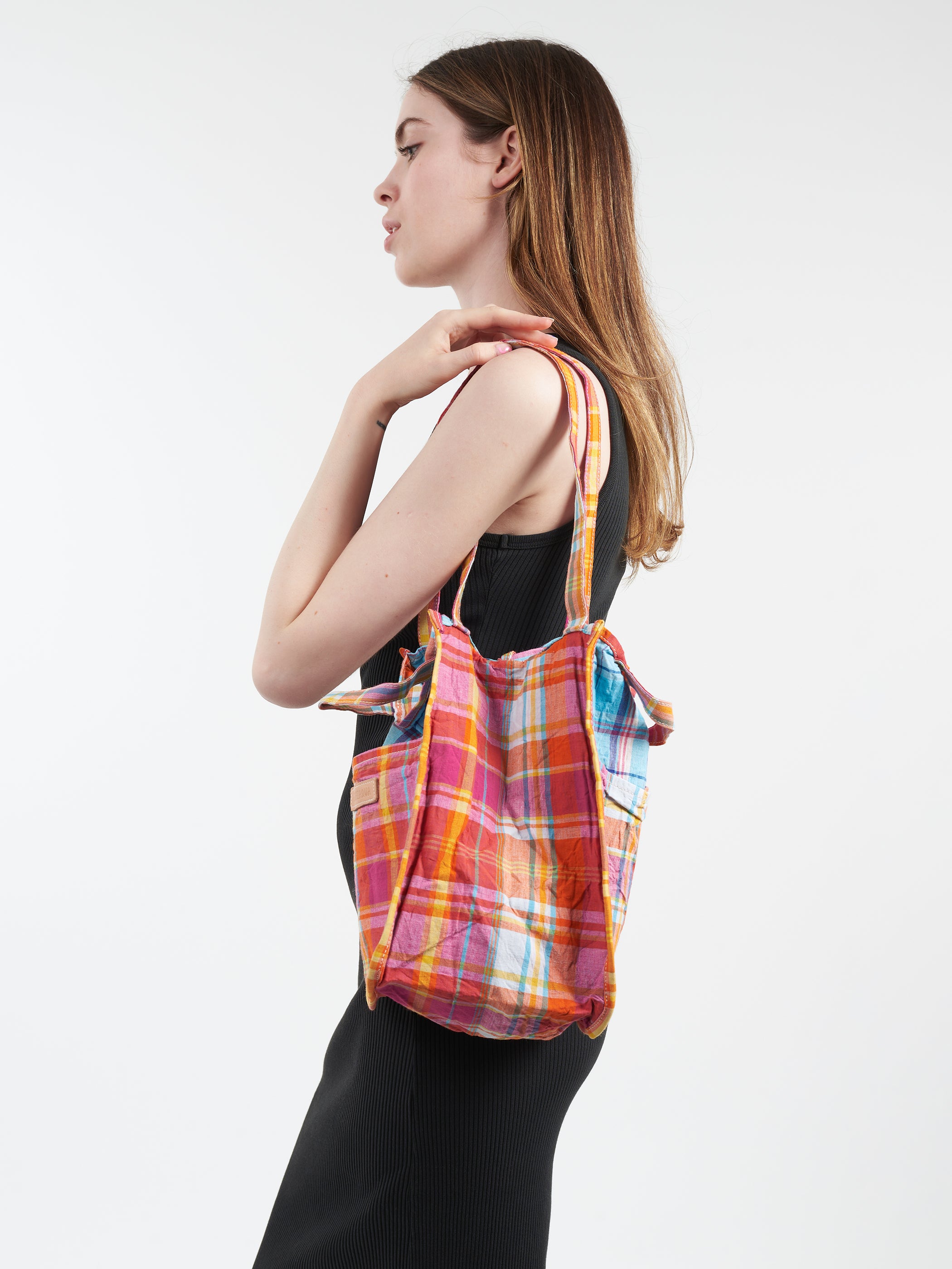 Medium Mixed Plaid Easy Bag