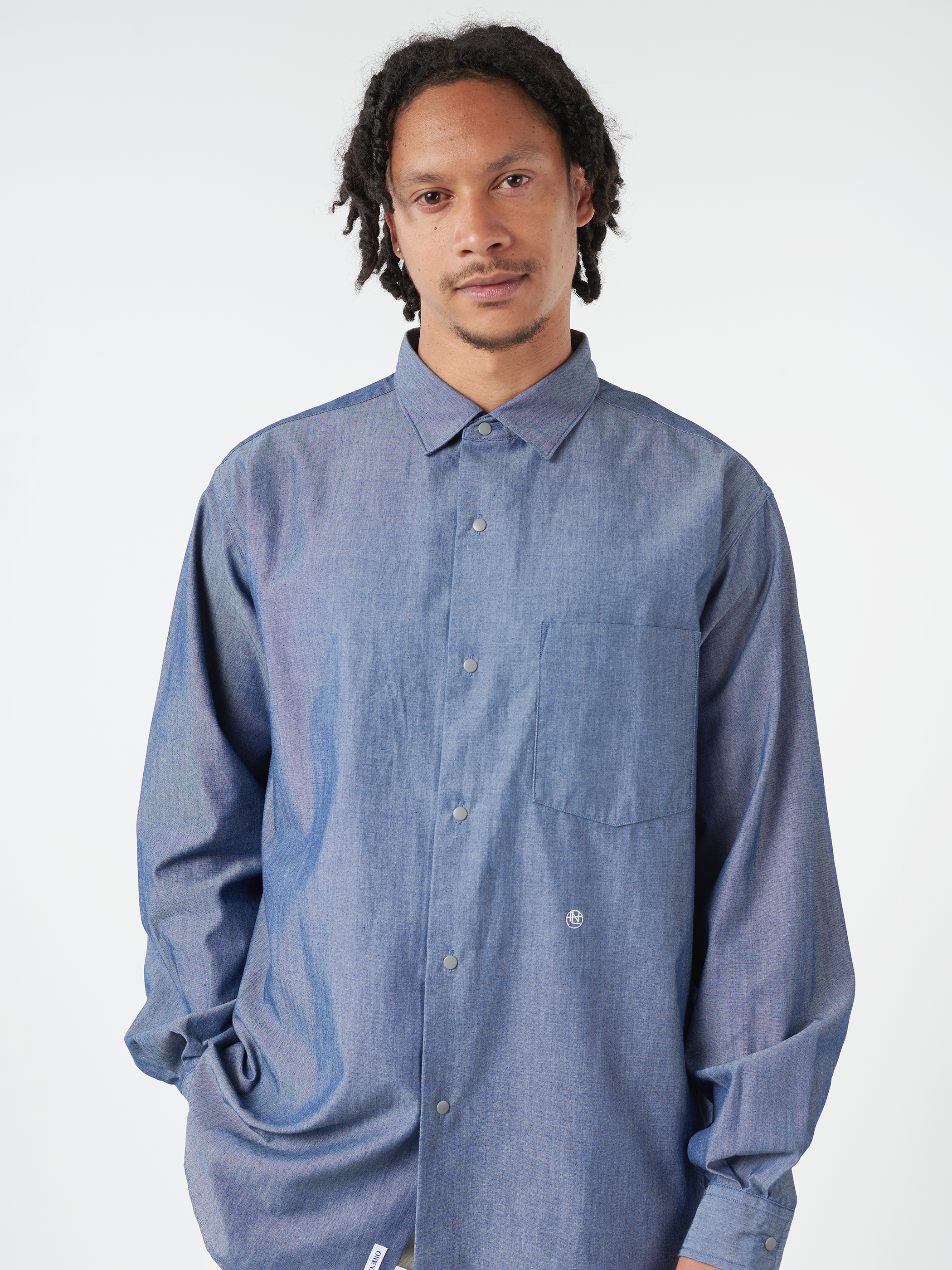 Regular Collar Chambray Shirt