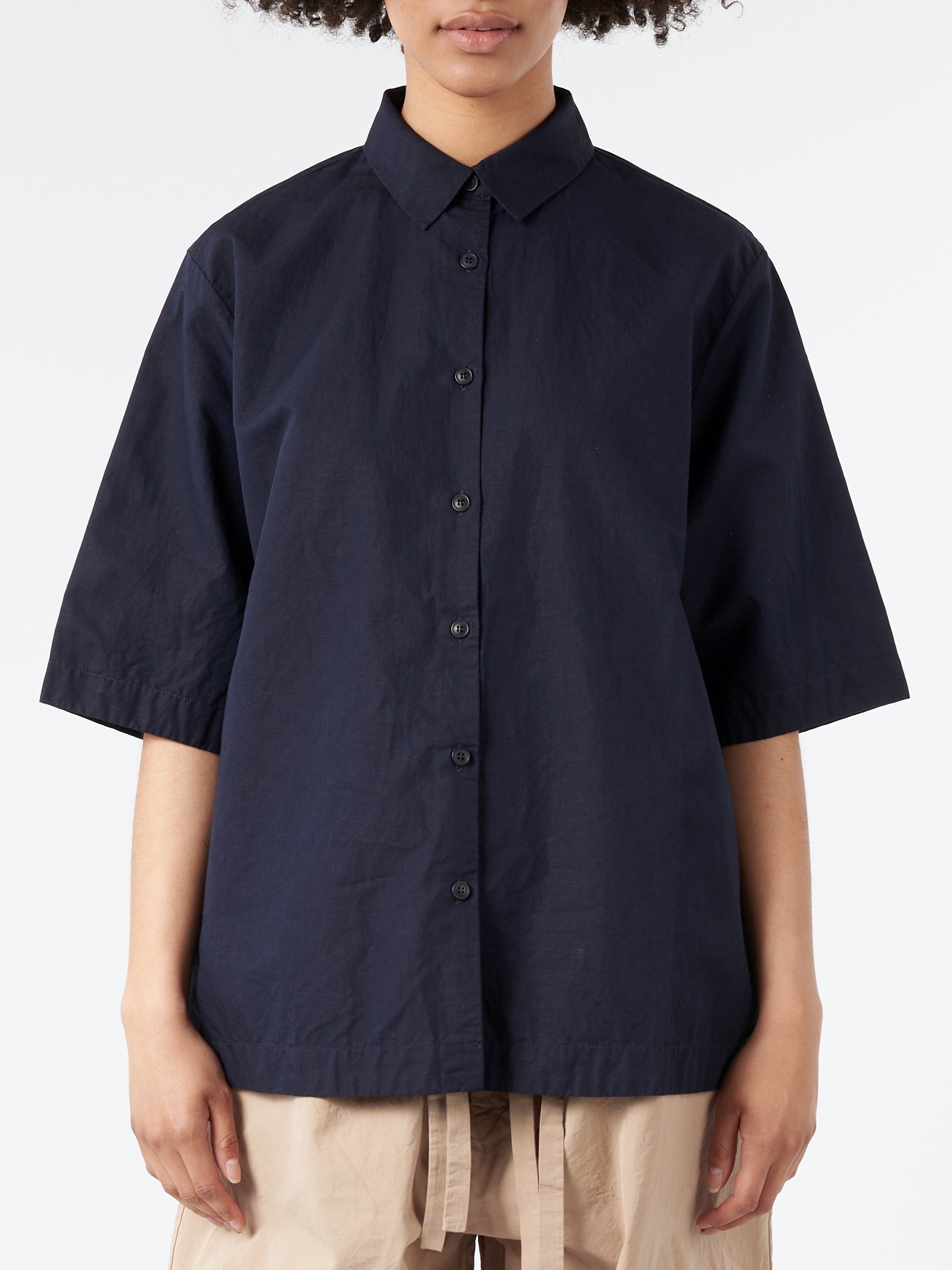 Casey Casey - Atolless Shirt in Navy – gravitypope