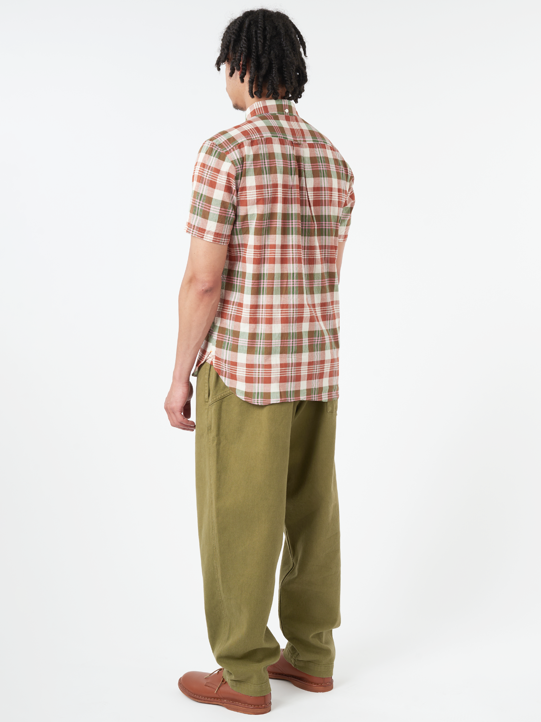 Button-Down Madras Shirt