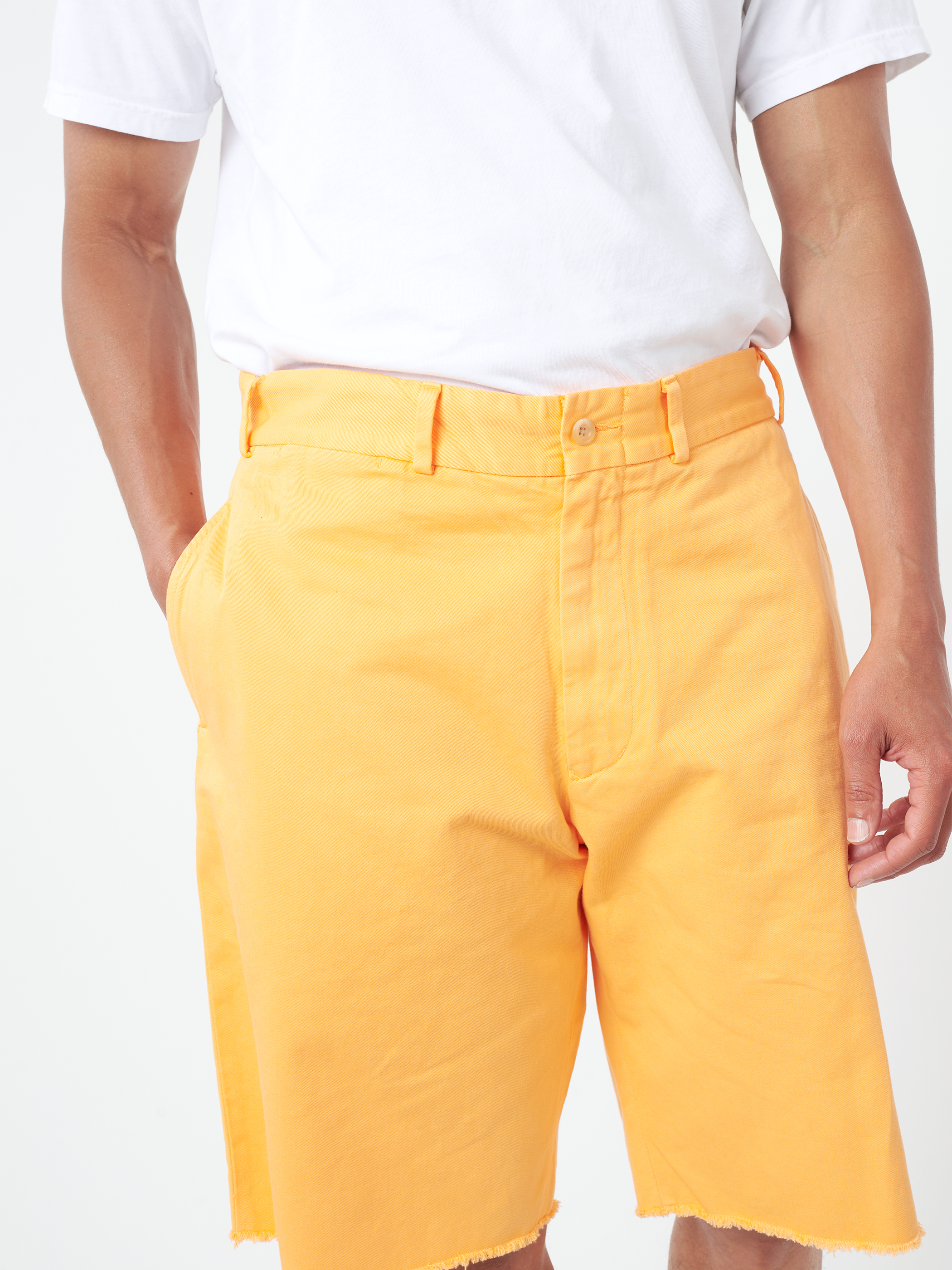Plain Front Shorts