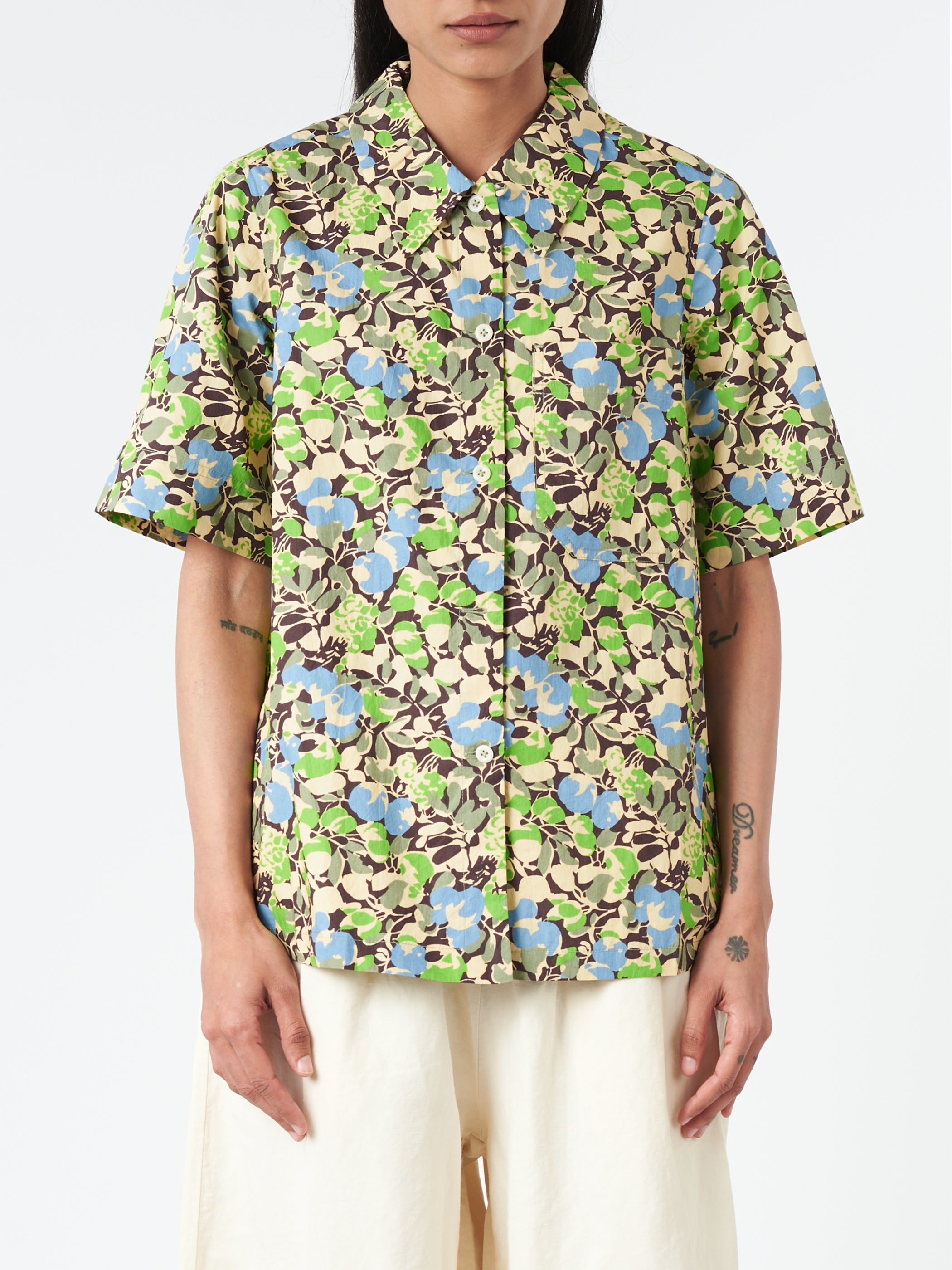 Hedgerow Print Poplin Shirt