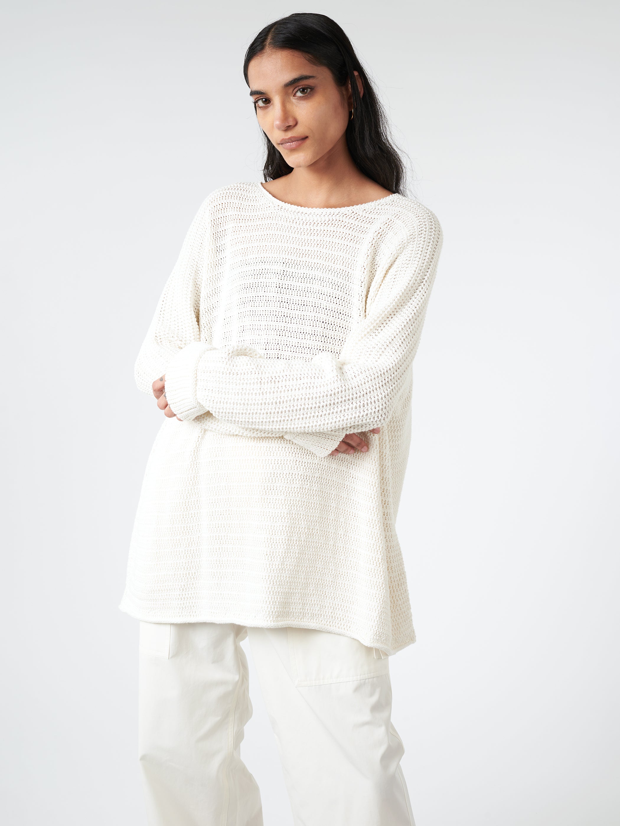 Lauren Manoogian - Basket Pullover in Bone – gravitypope