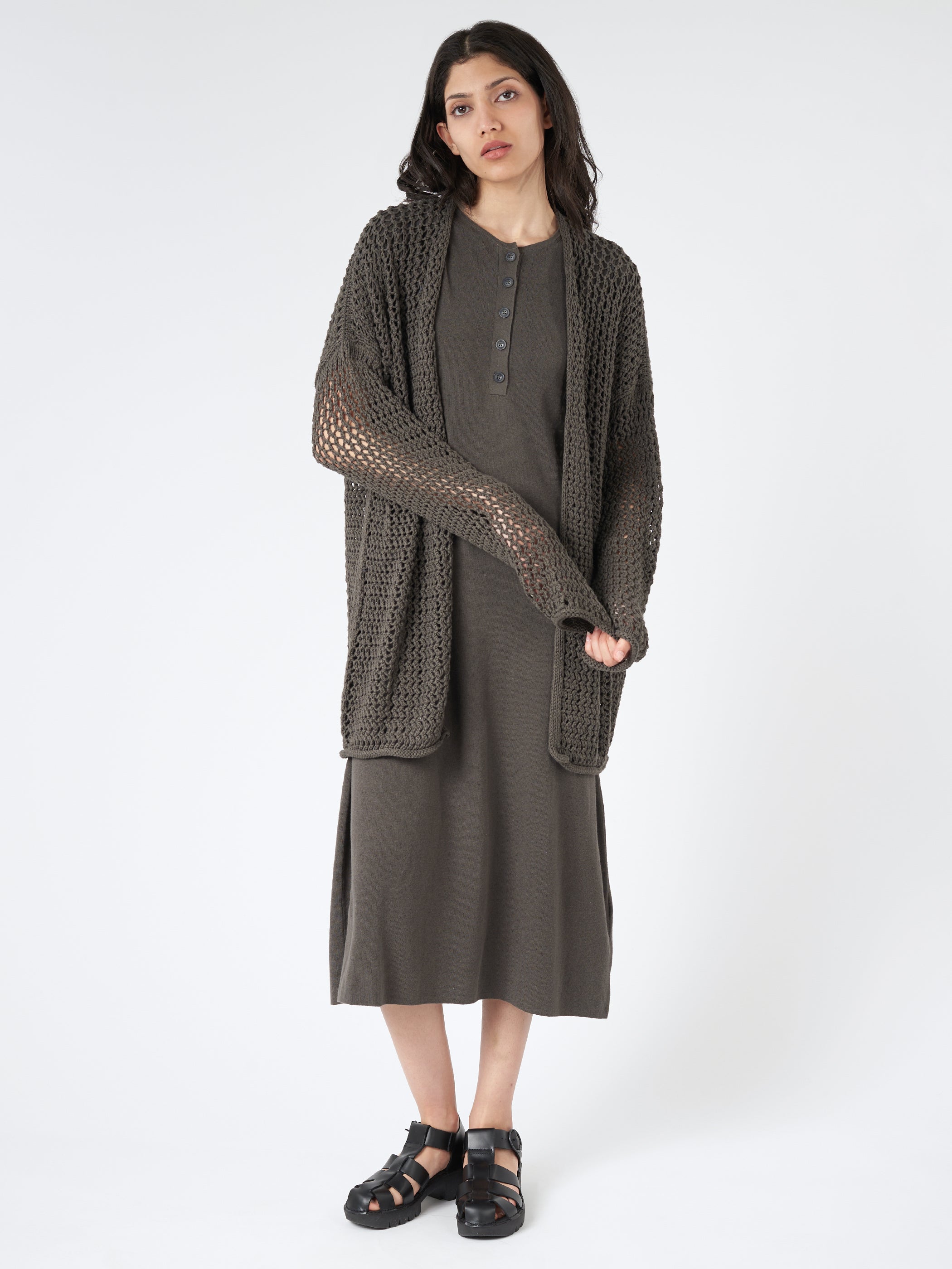 Net long cardigan hotsell