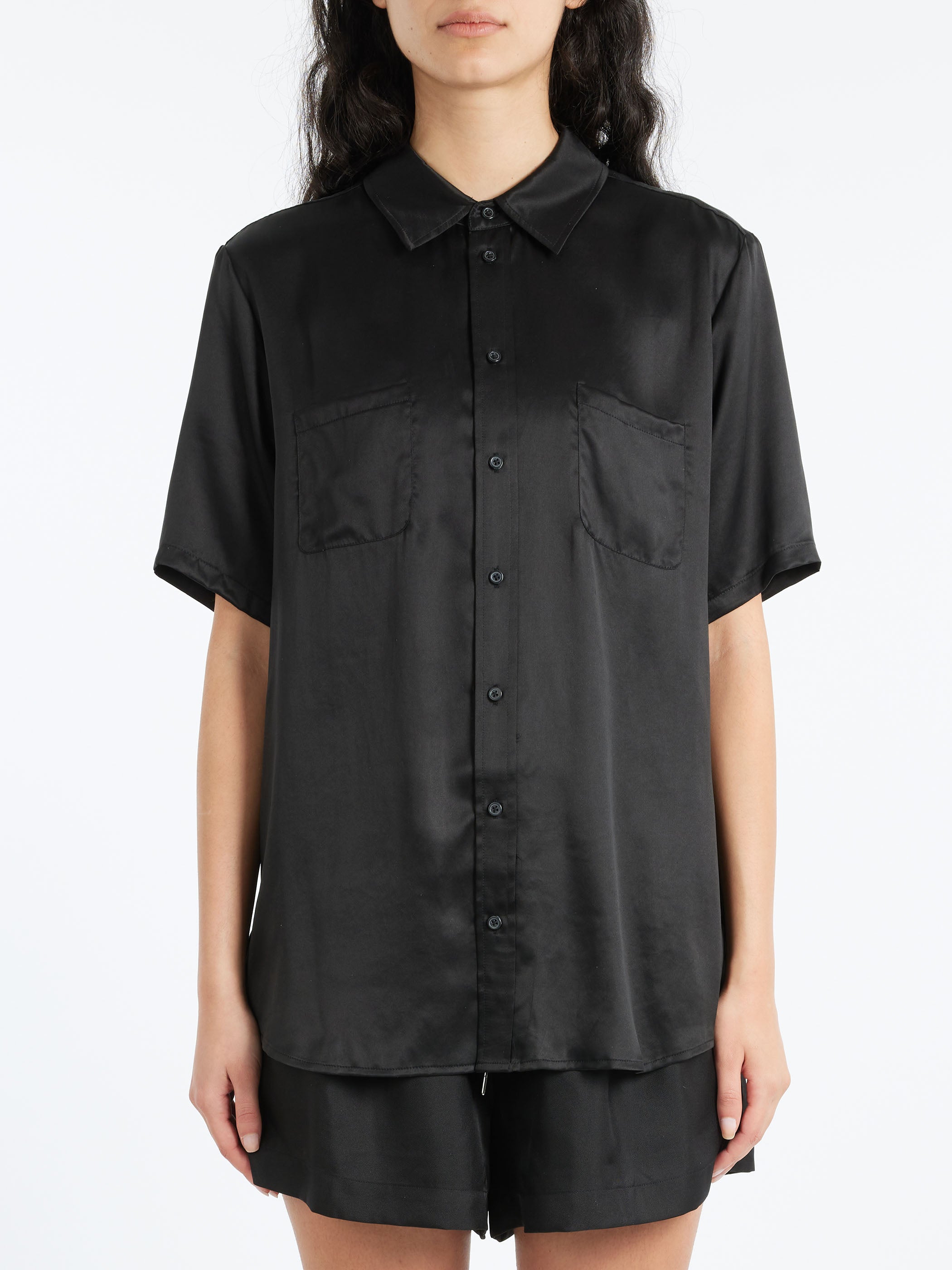 Short Sleeve Boyfriend Shirt