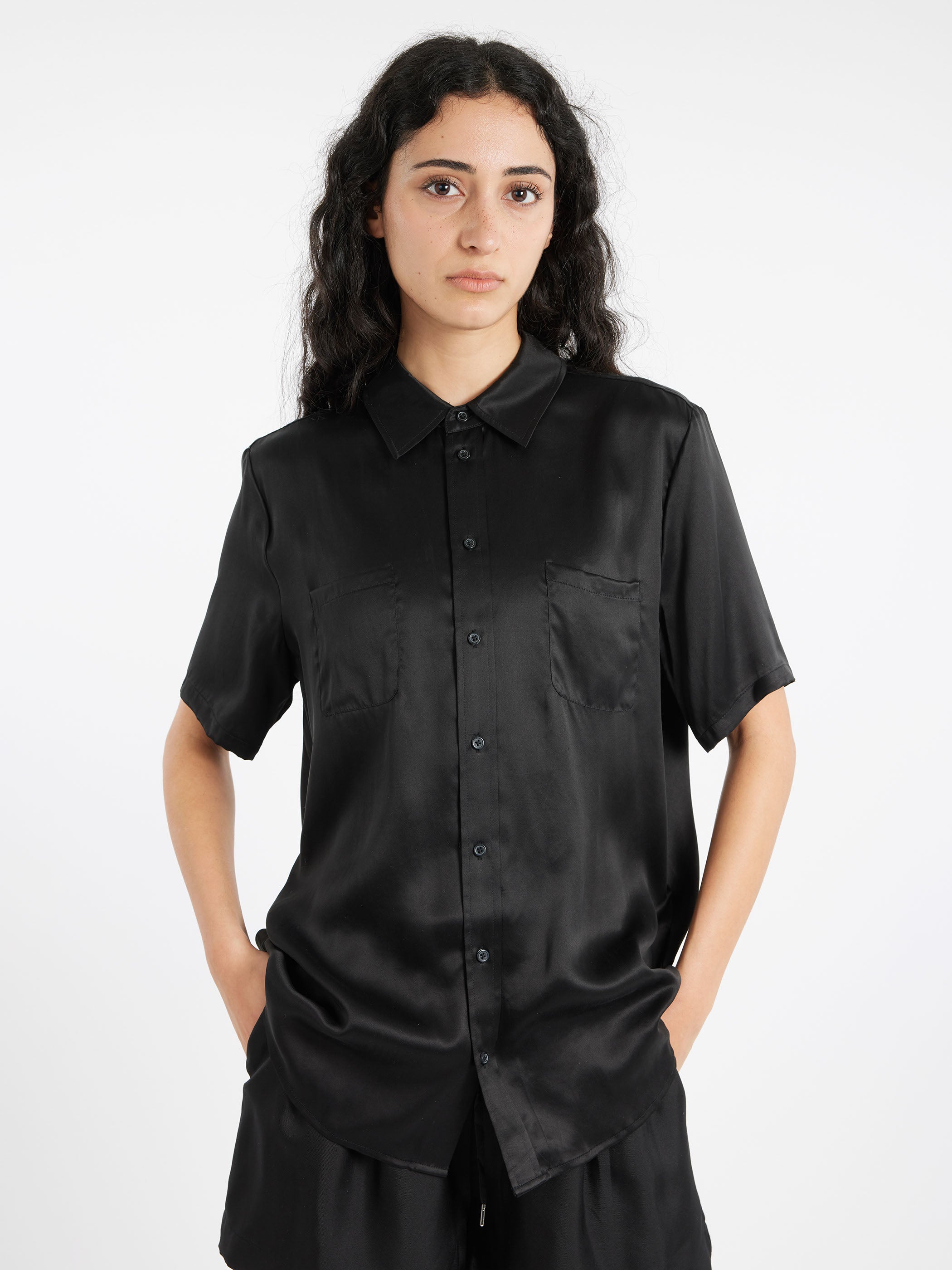 Short Sleeve Boyfriend Shirt