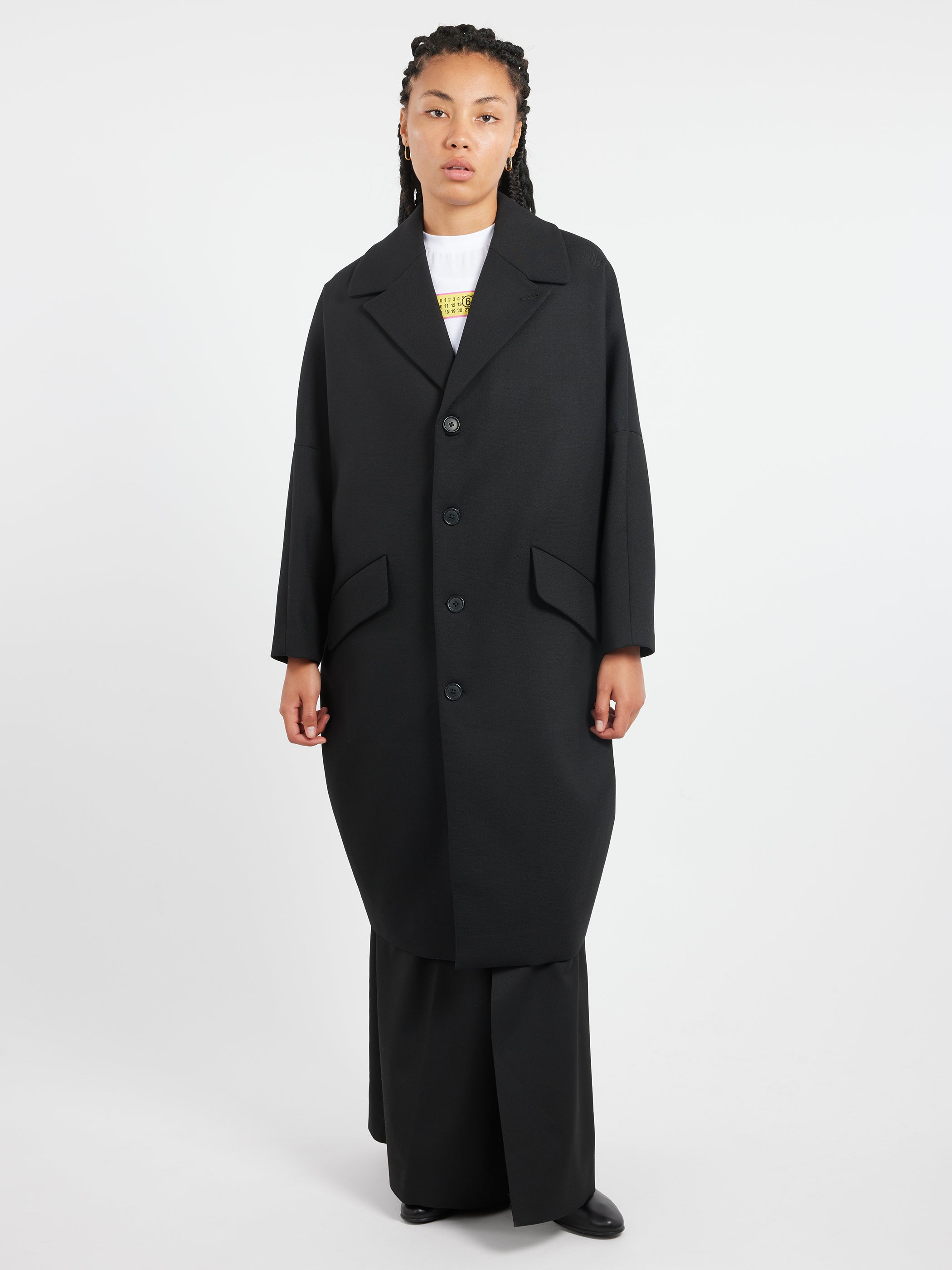 Wool Gabardine Coat