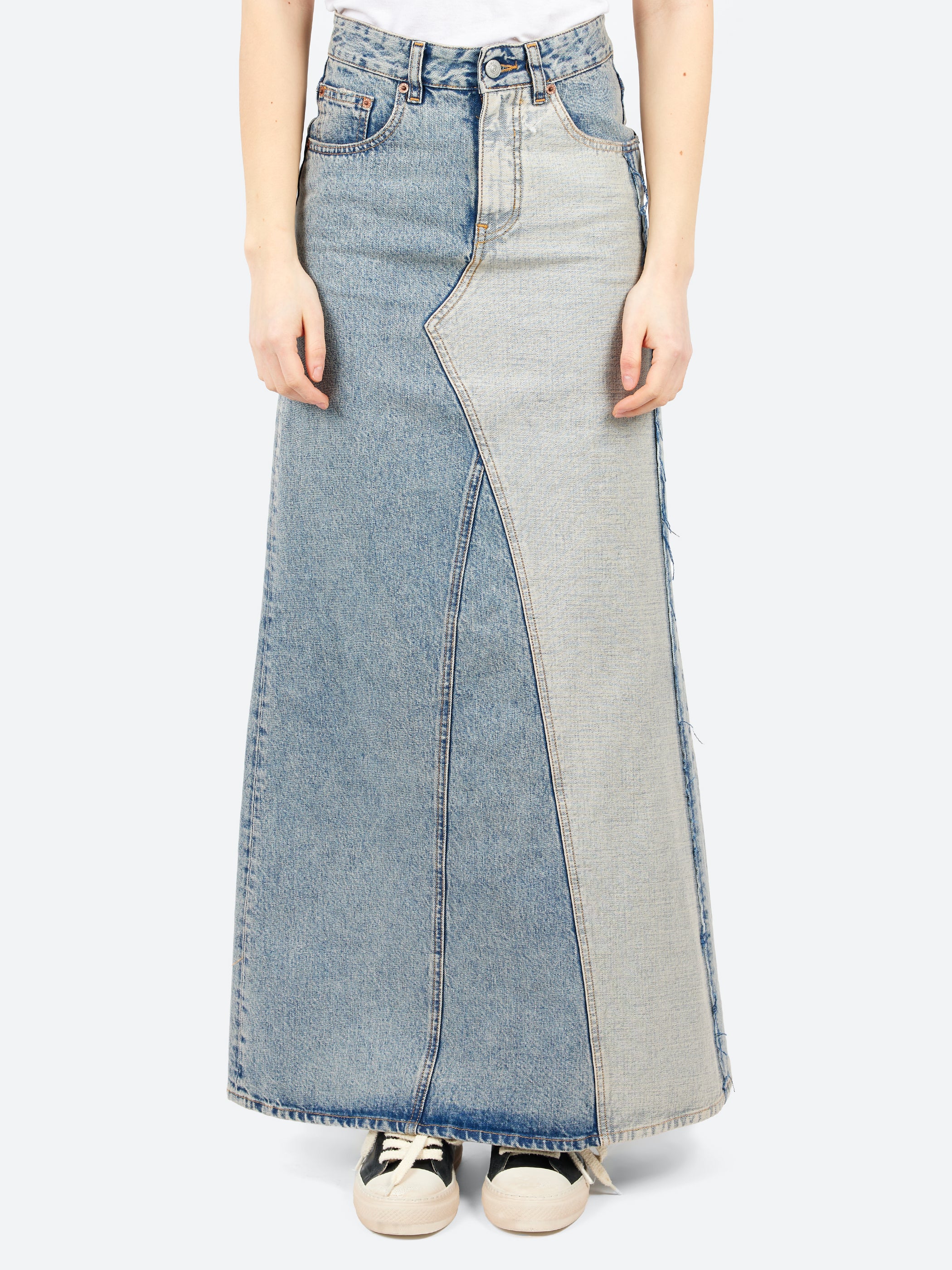 Long Denim Skirt