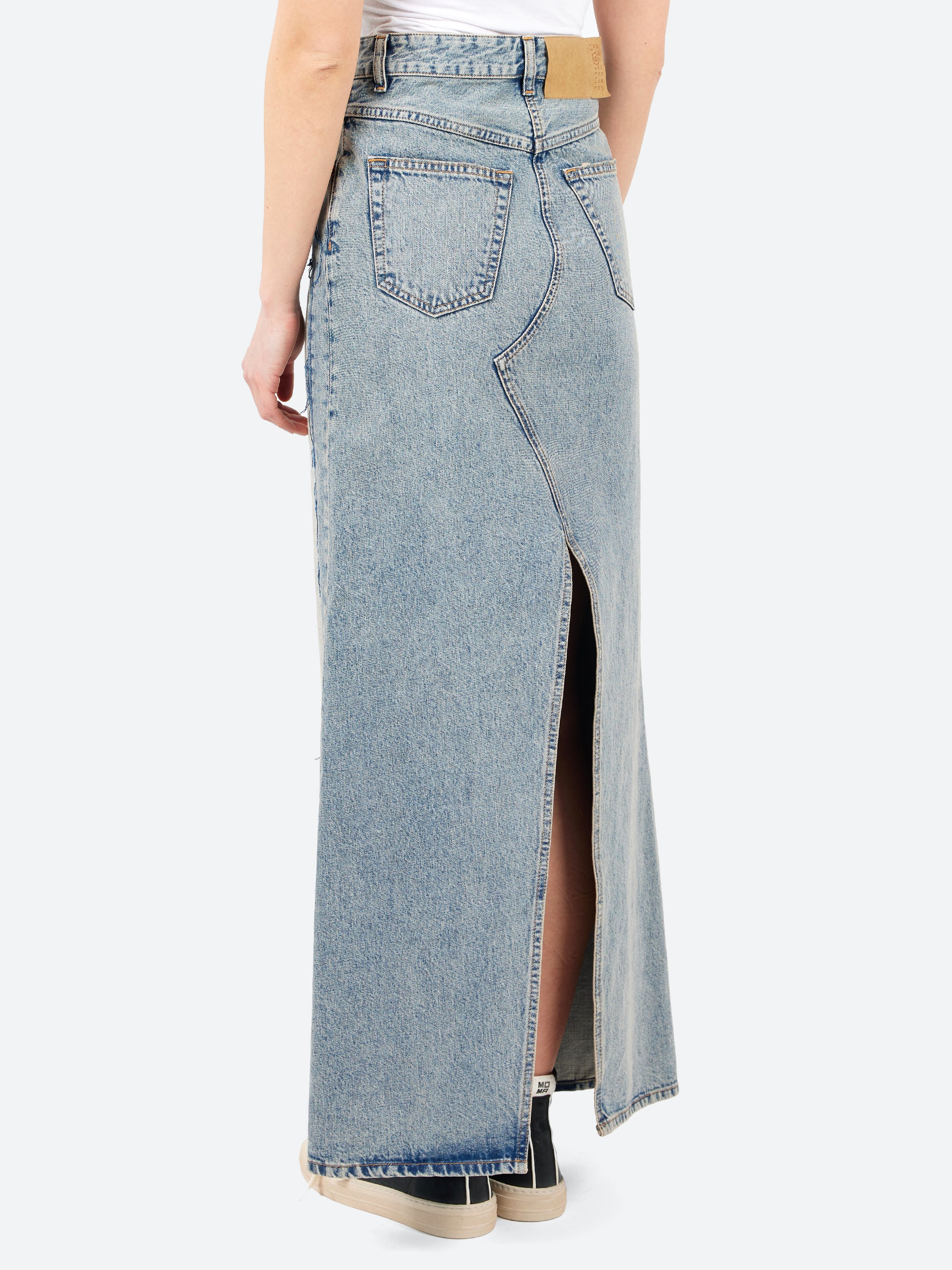 Long Denim Skirt