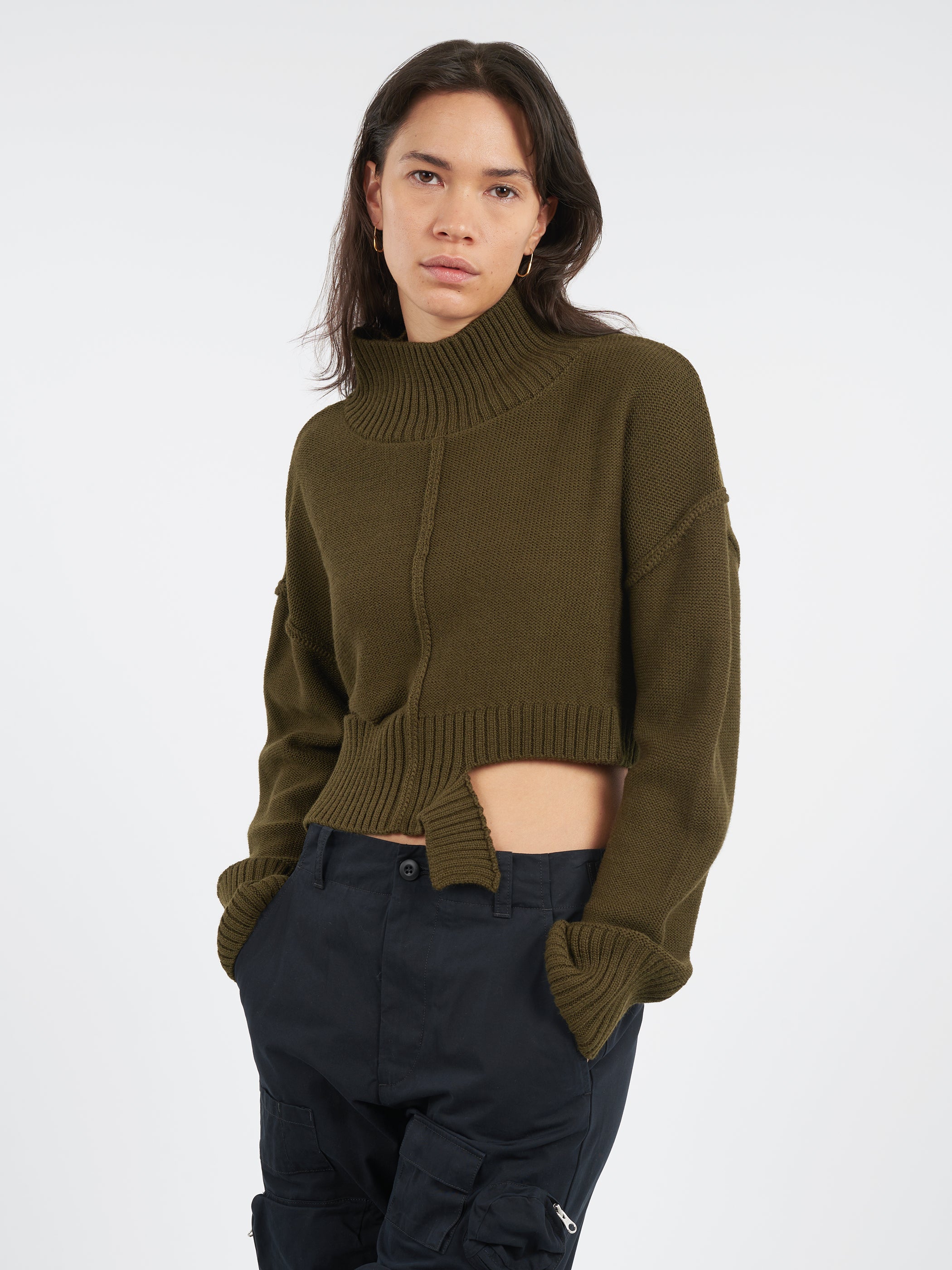 Distressed Knitted Jumper