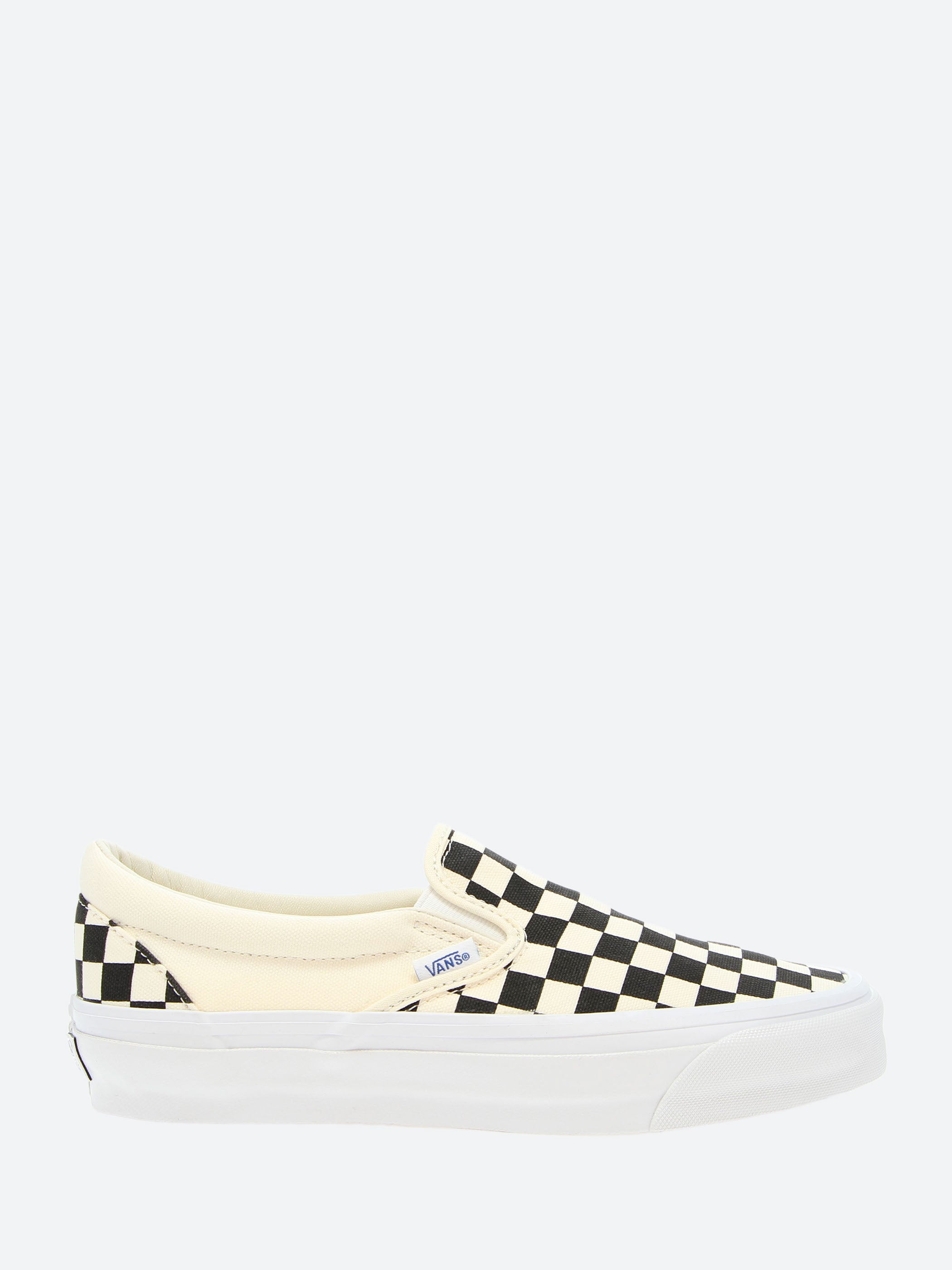 Vans Slip On Reissue 98 LX in Black and White gravitypope