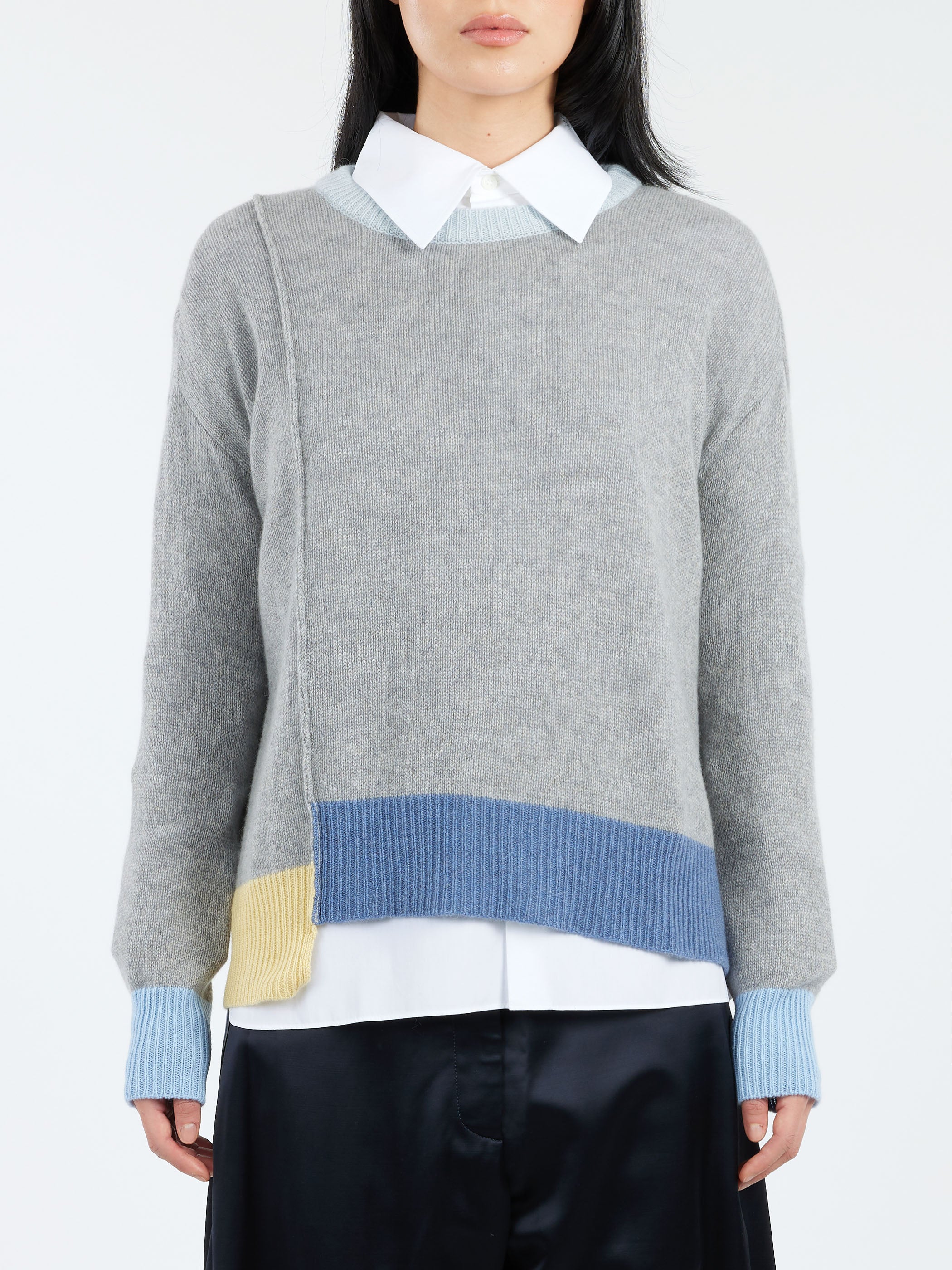 Colour-Block Cashmere Sweater