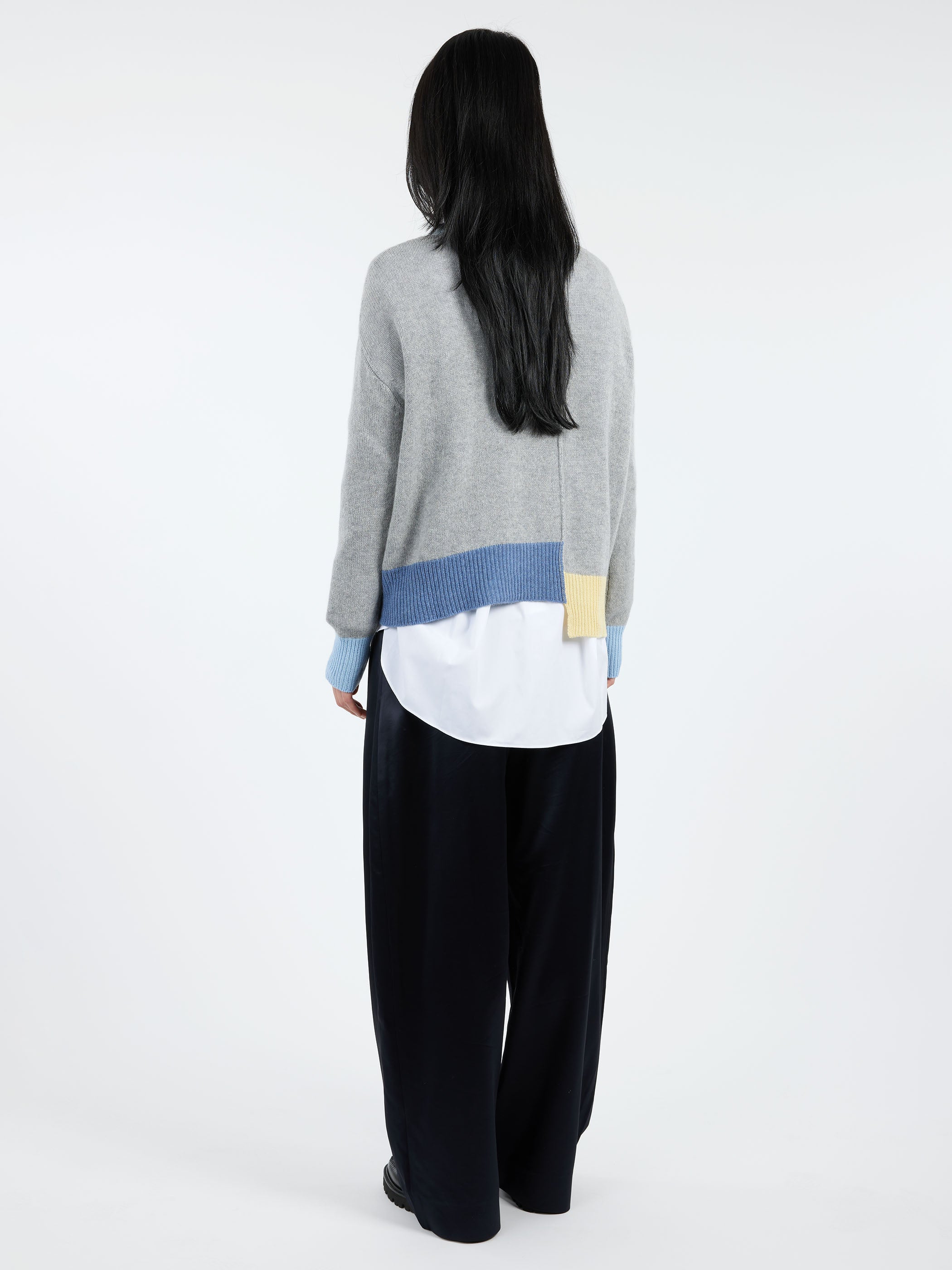 Colour-Block Cashmere Sweater