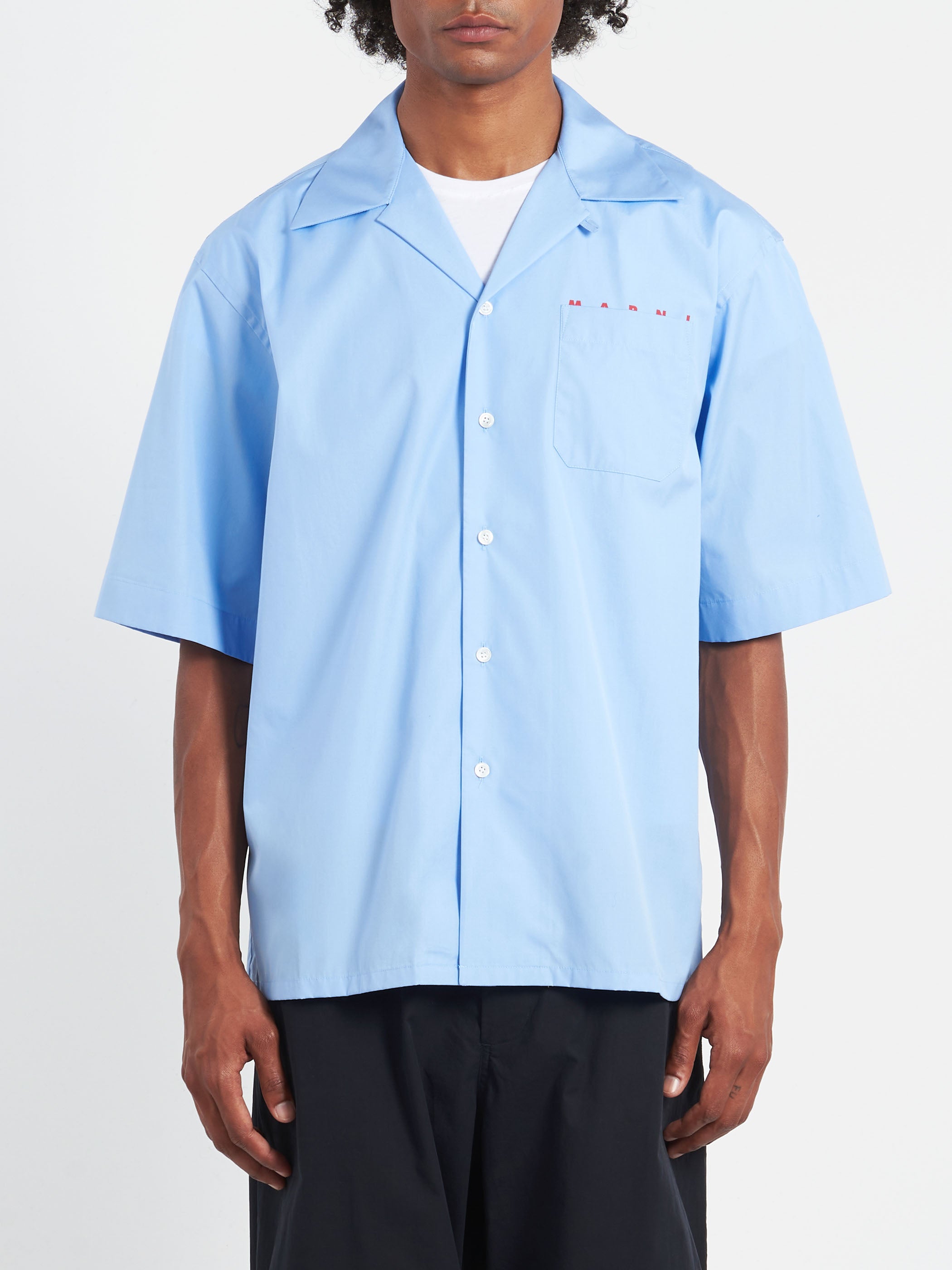 Bowling Shirt with Hidden Logo