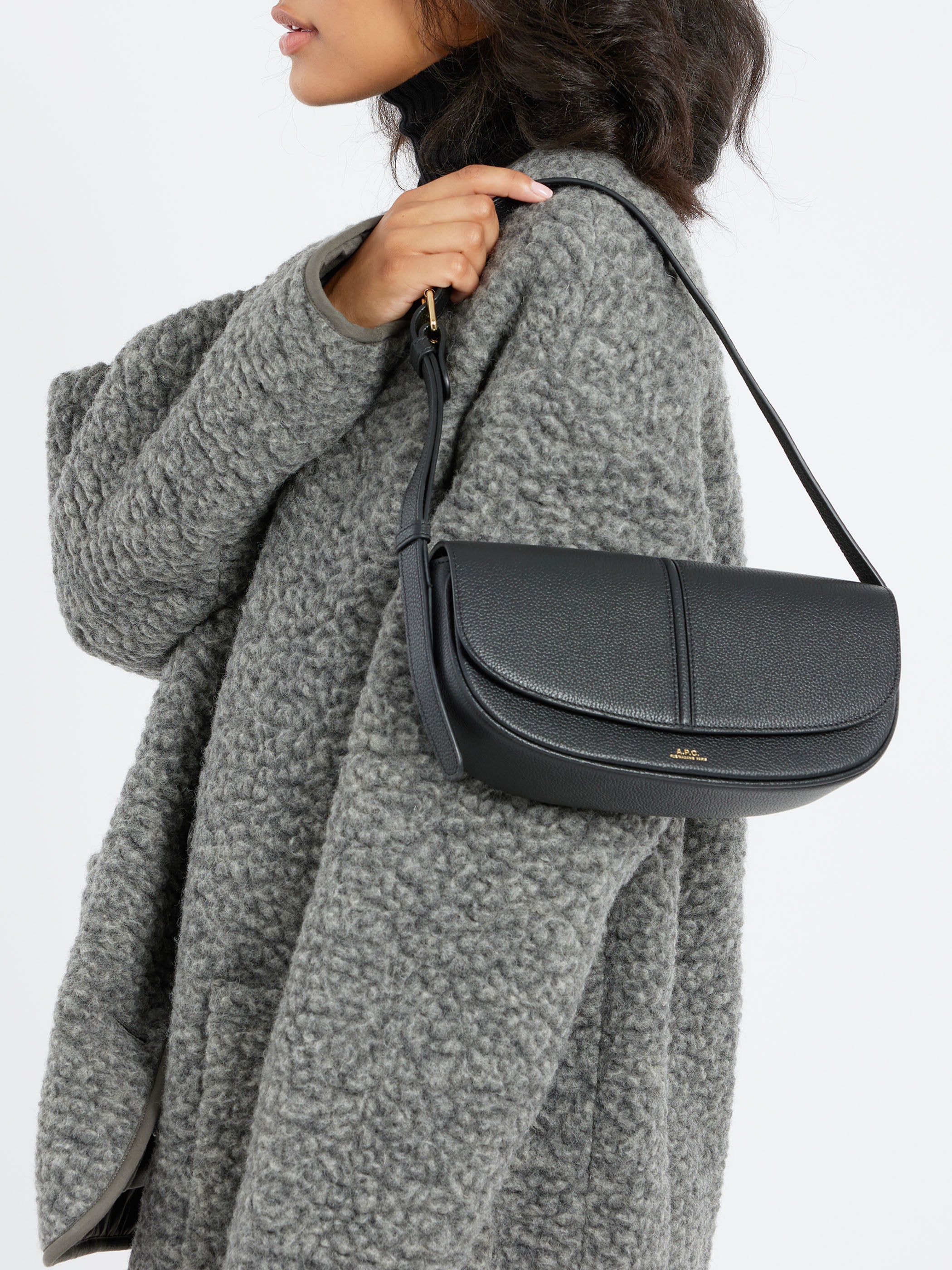 A.P.C. Betty Shoulder Bag in Black gravitypope