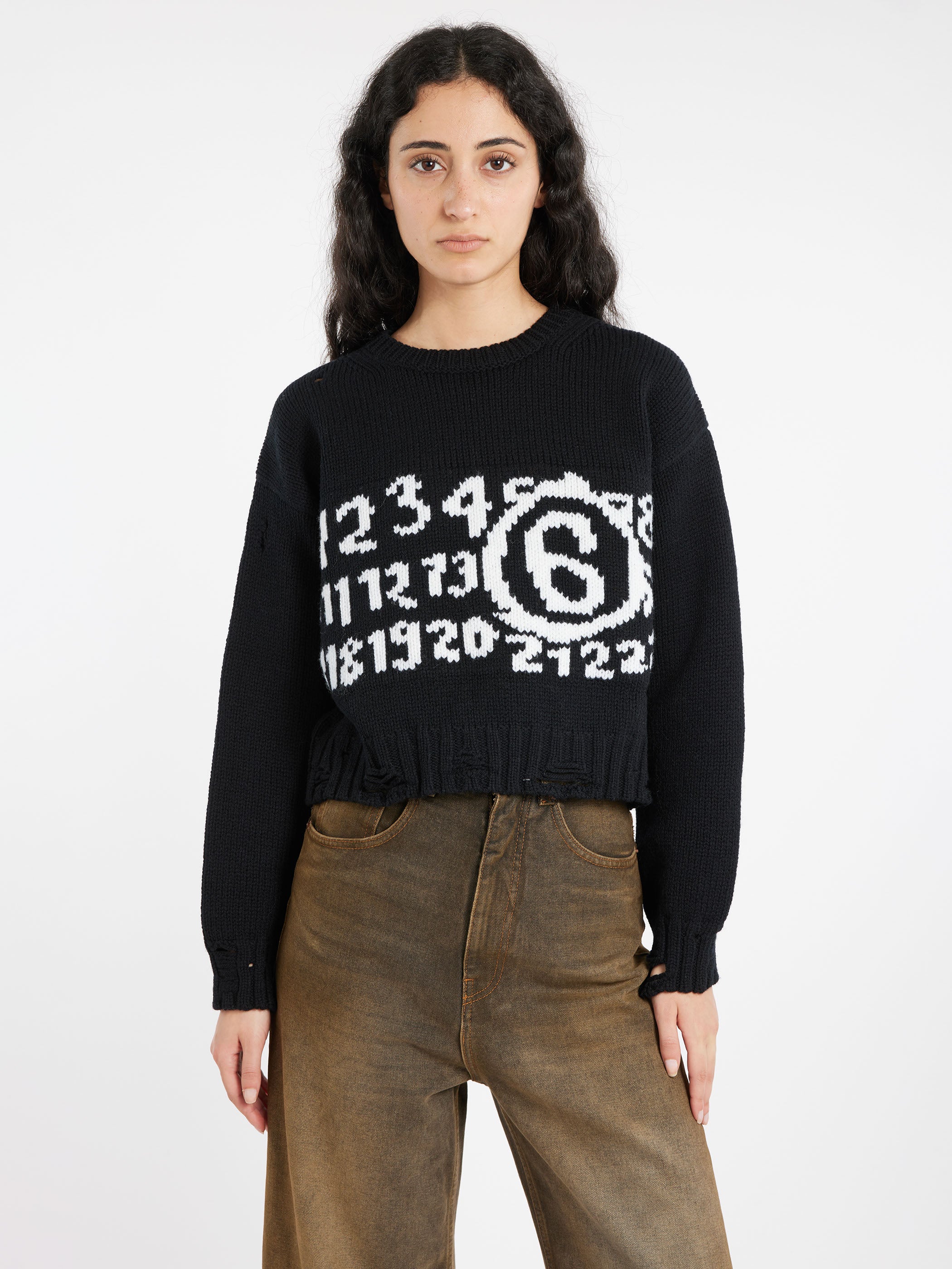 Numeric Crewneck Jumper