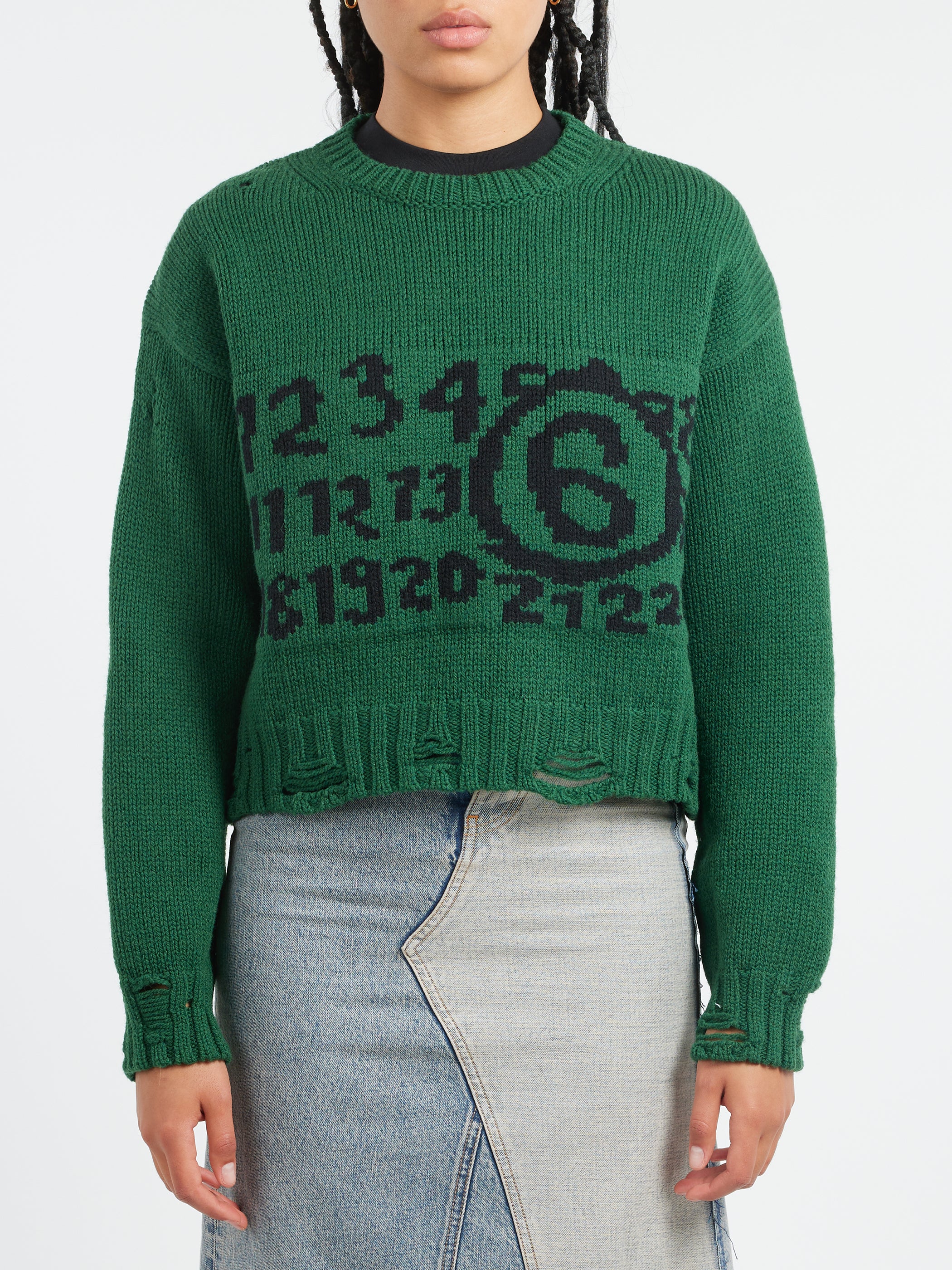 Numeric Crewneck Jumper