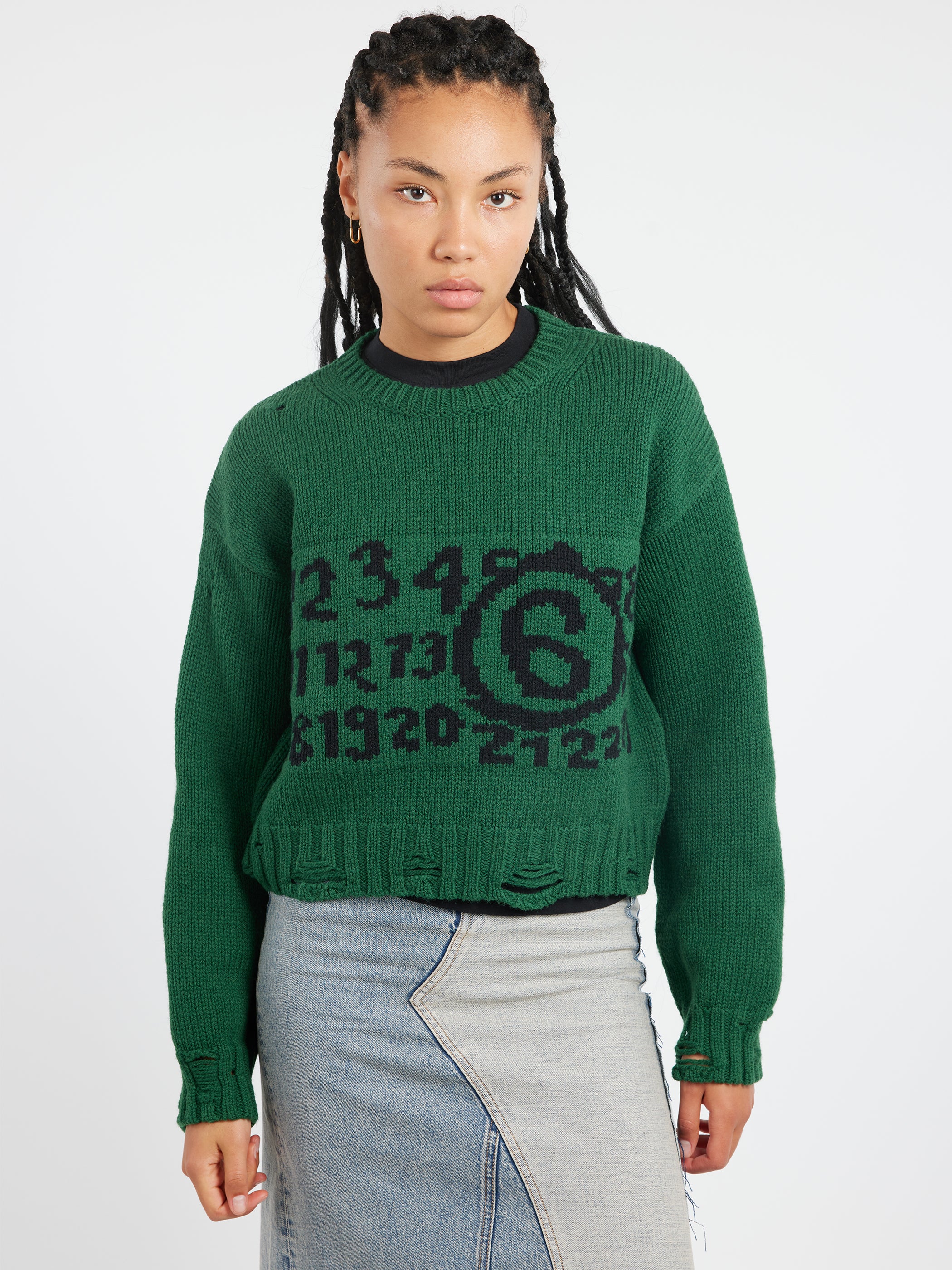 Numeric Crewneck Jumper