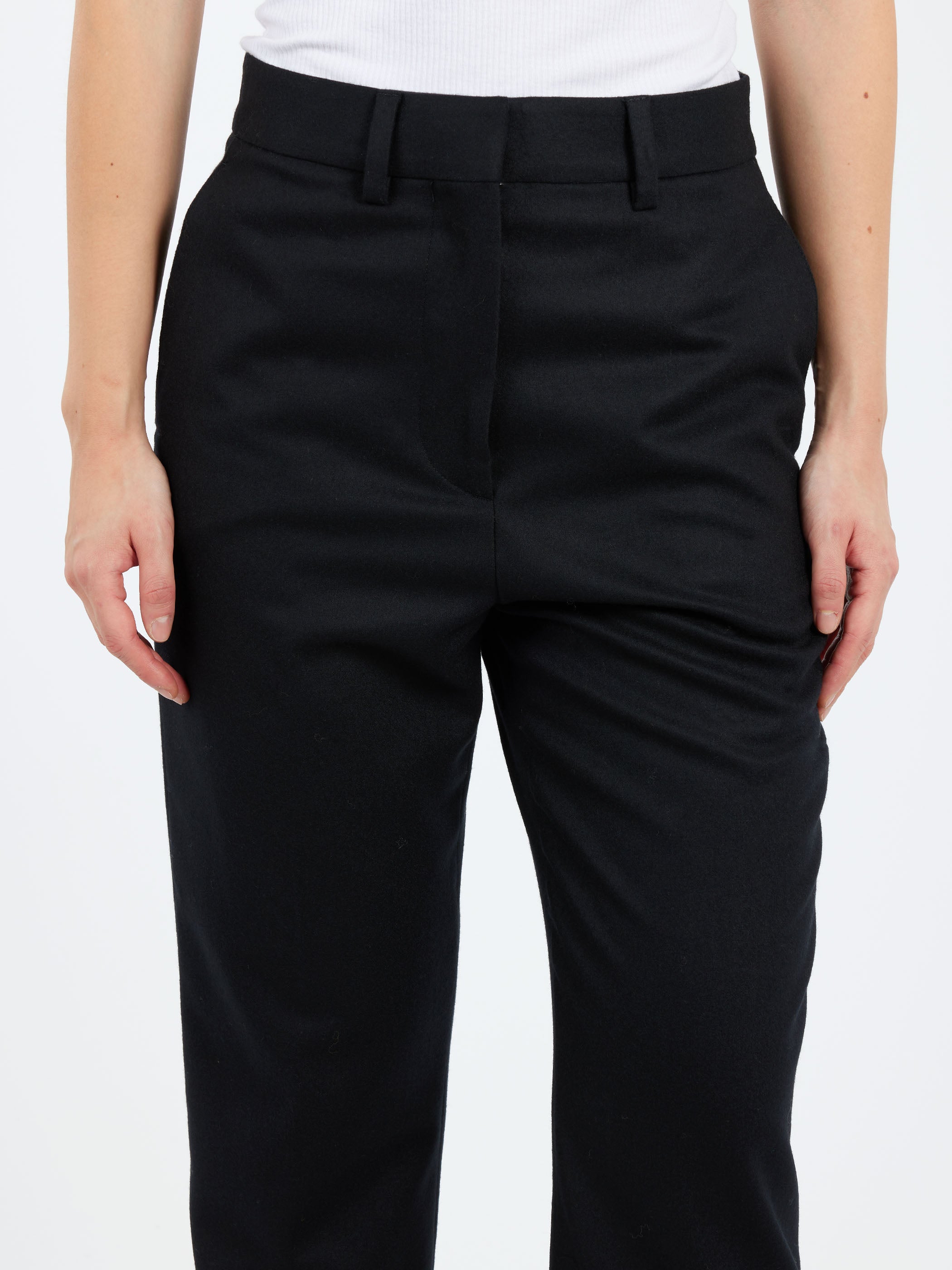 Midi Waist Crop Trouser