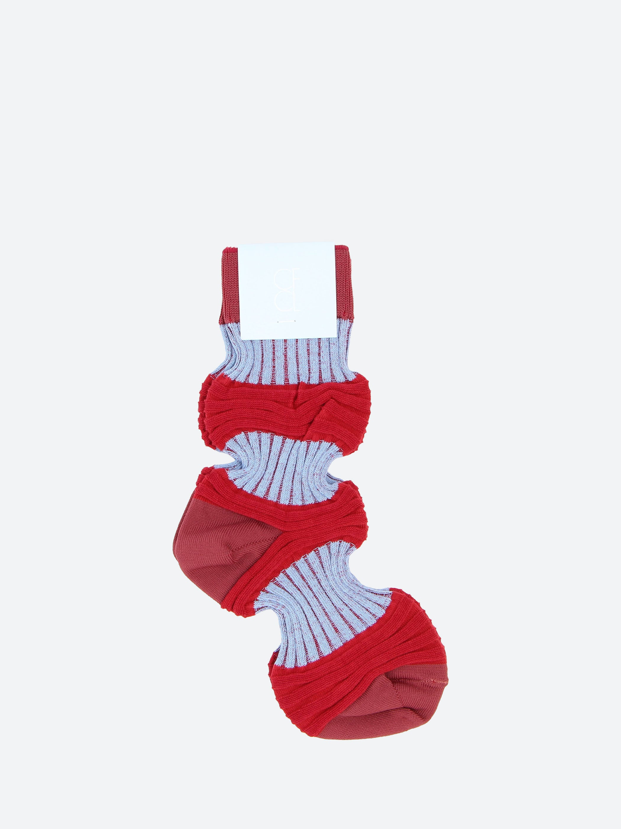 Garter Rib Socks