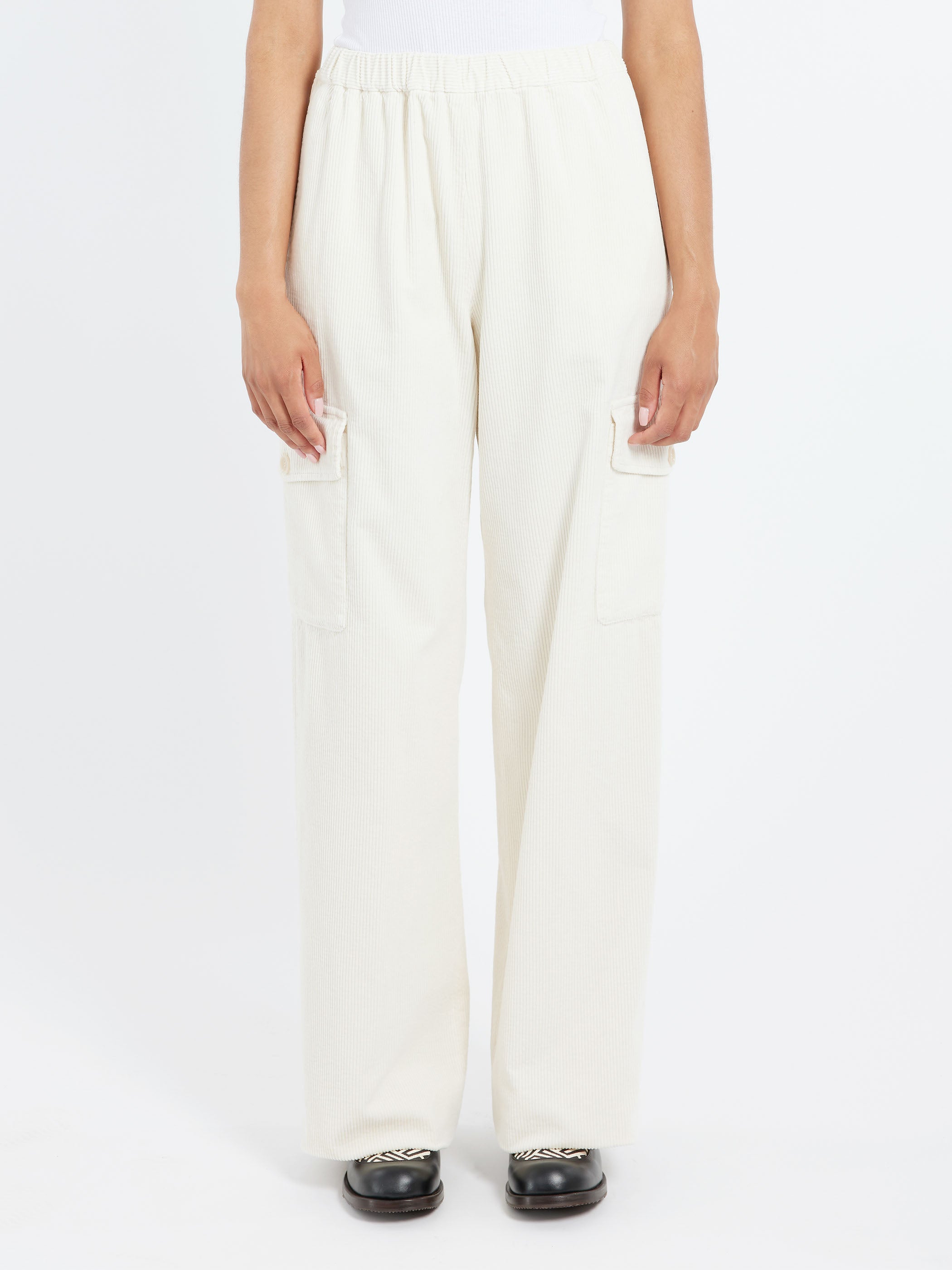 Wide Corduroy Trousers