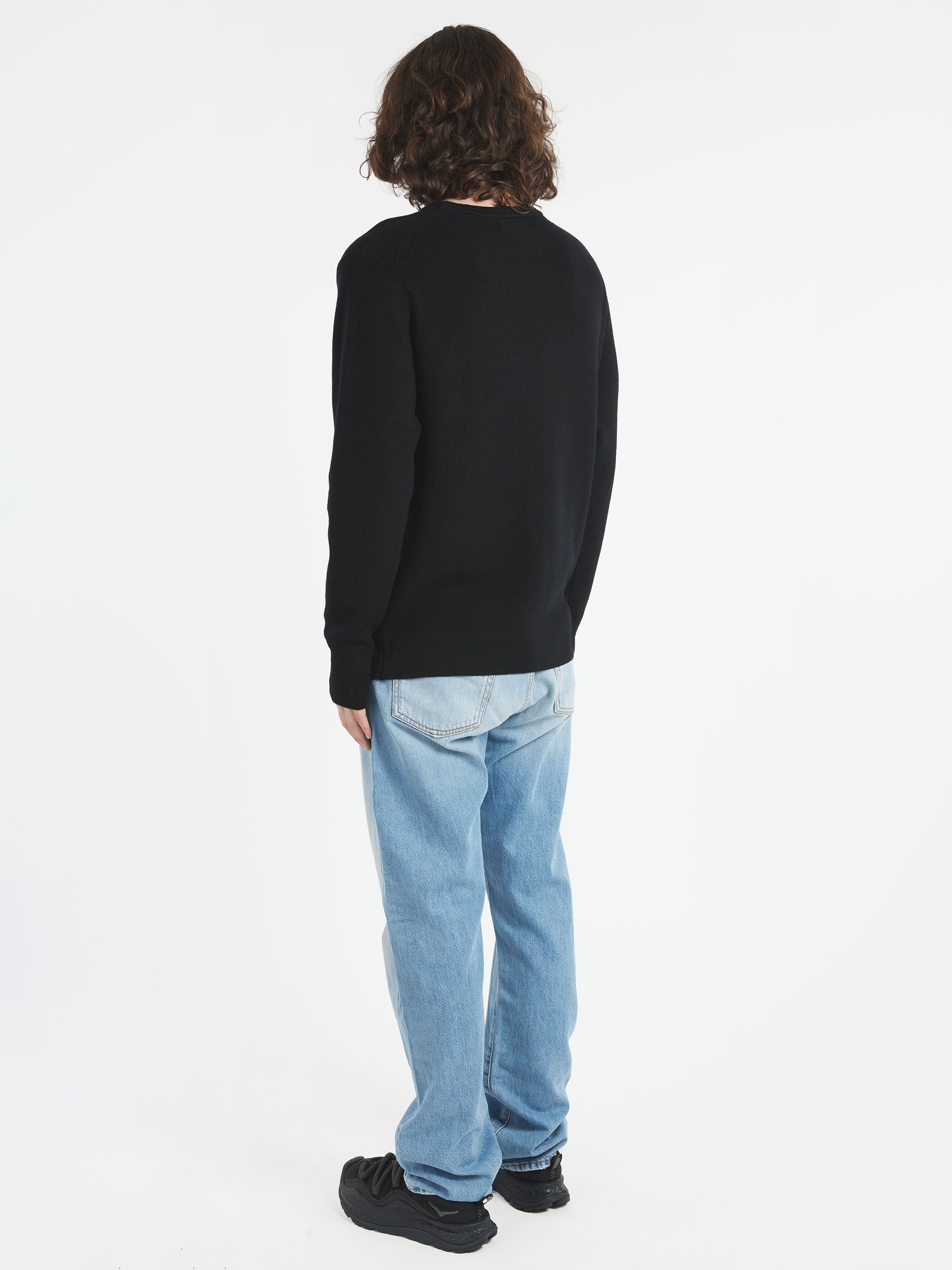 Ribbed Merino Crewneck