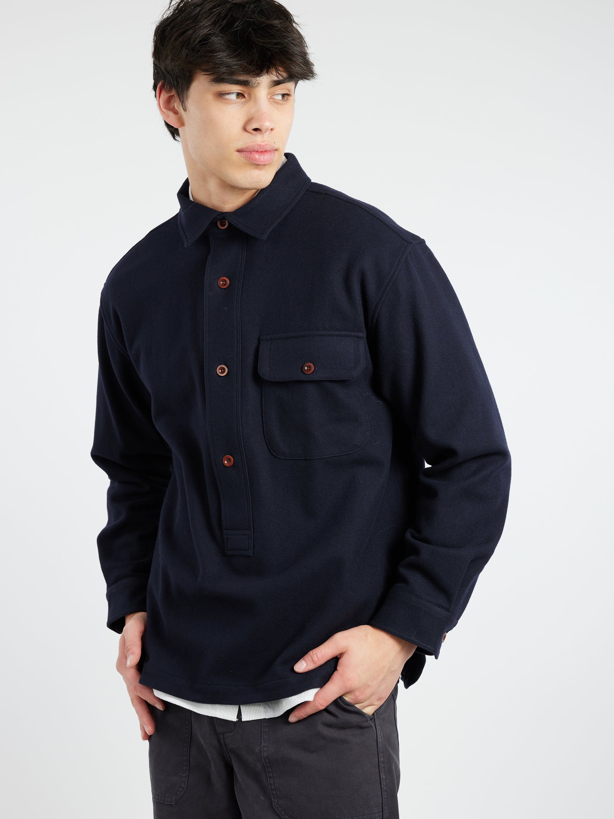 Wool Cashmere Overshirt