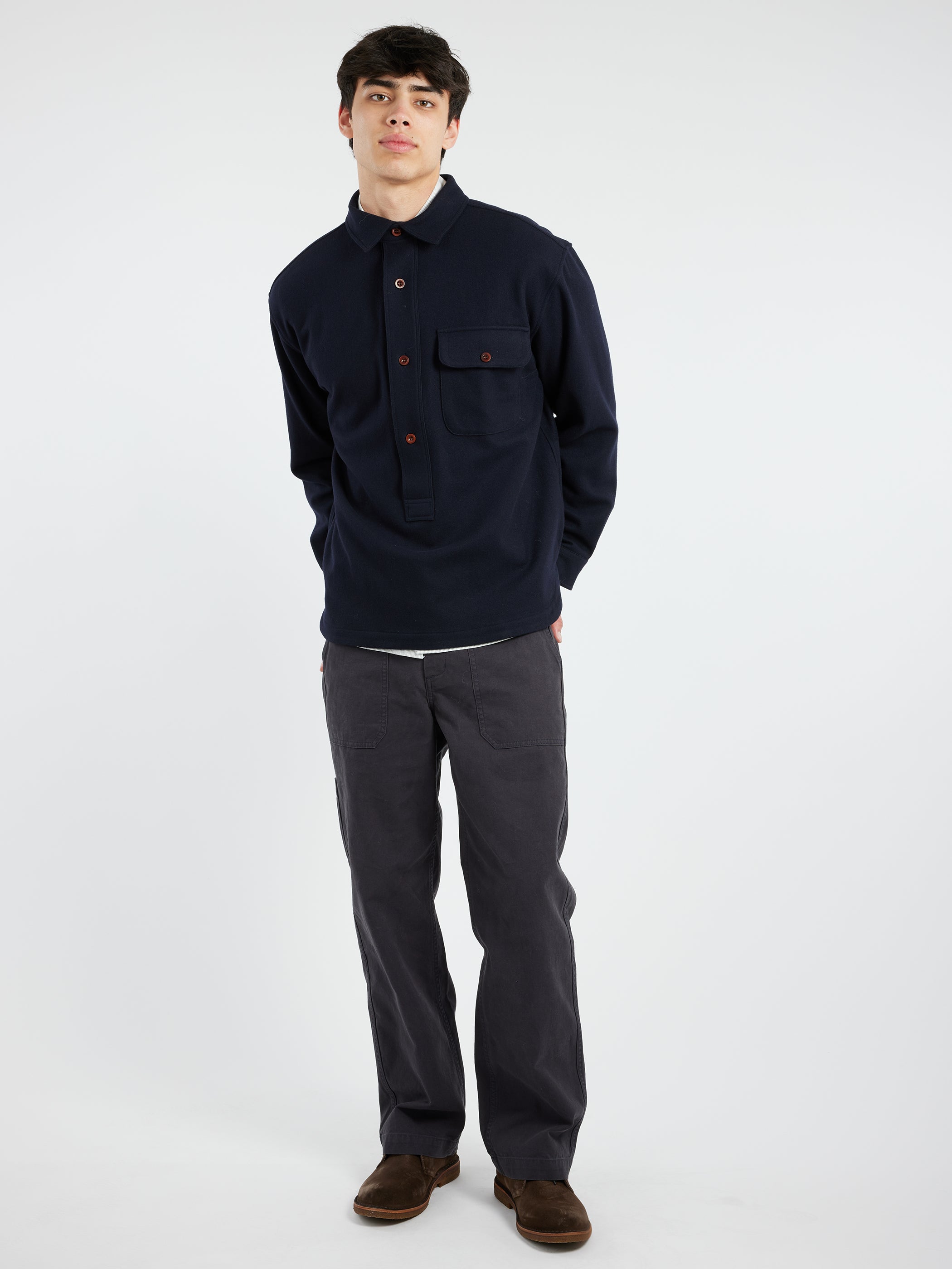 Wool Cashmere Overshirt