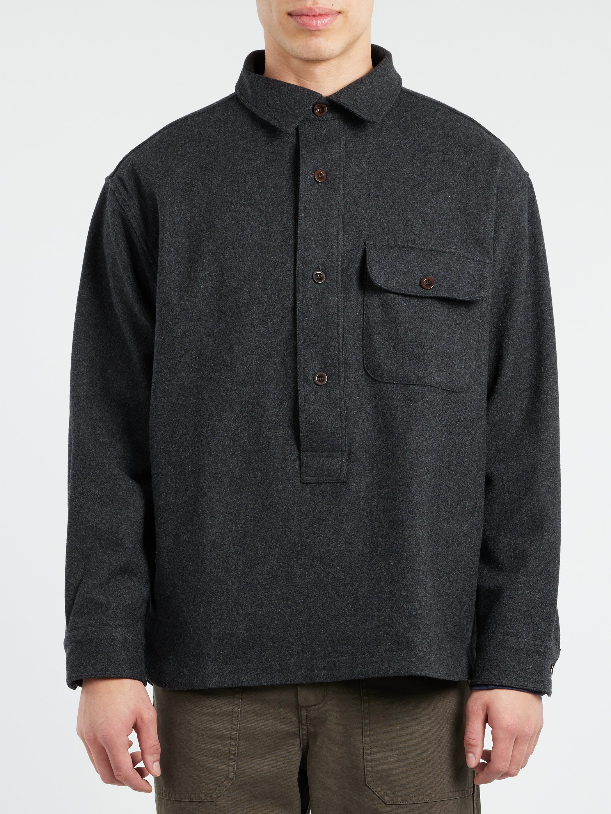 Wool Cashmere Overshirt