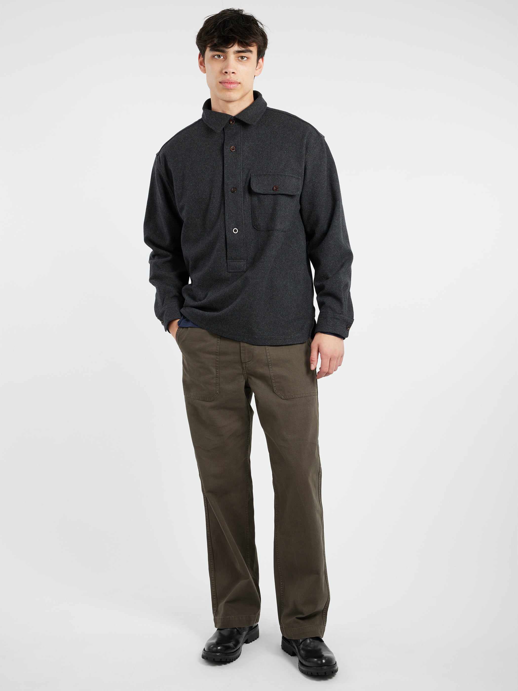 Wool Cashmere Overshirt