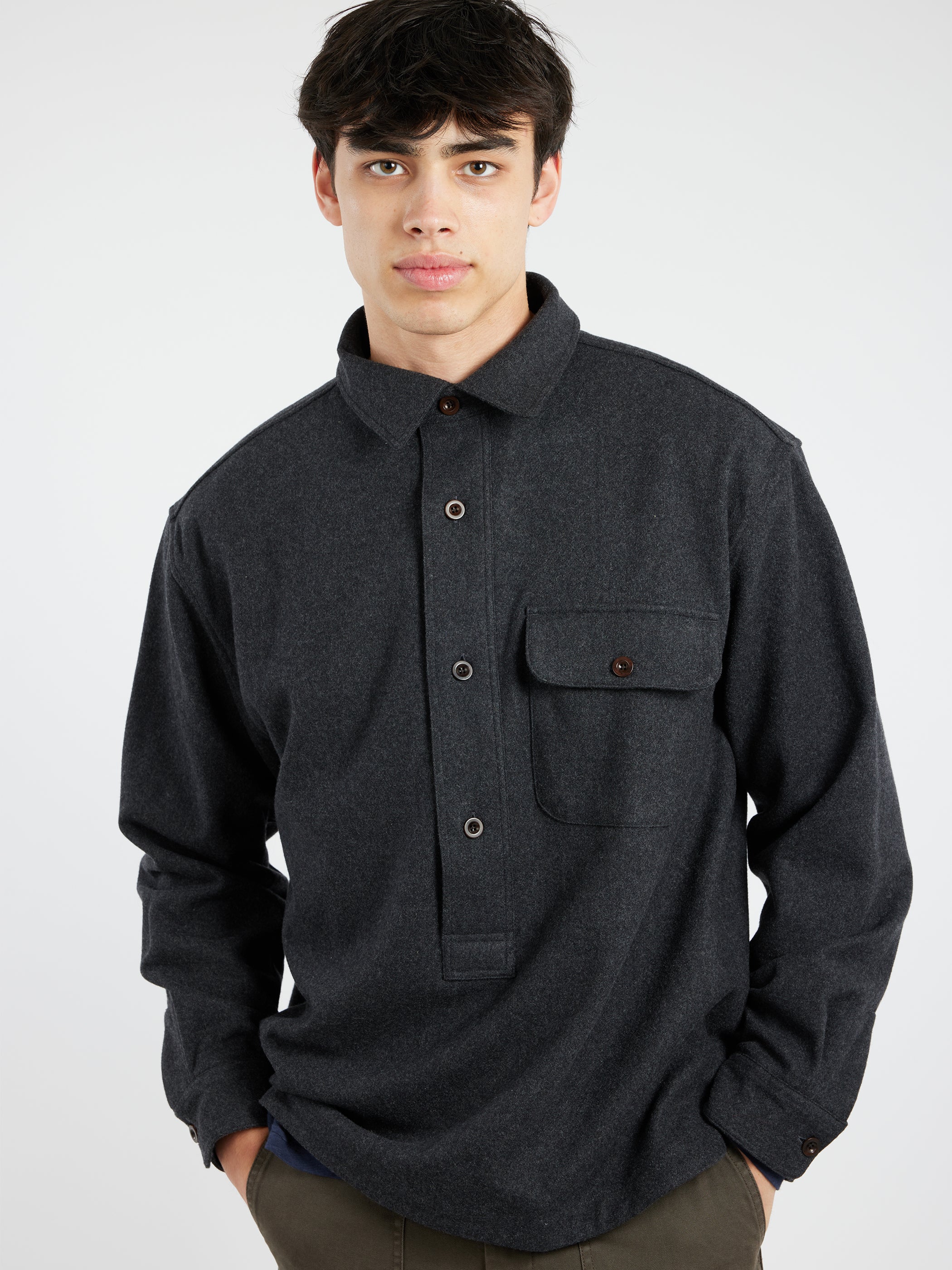 Wool Cashmere Overshirt