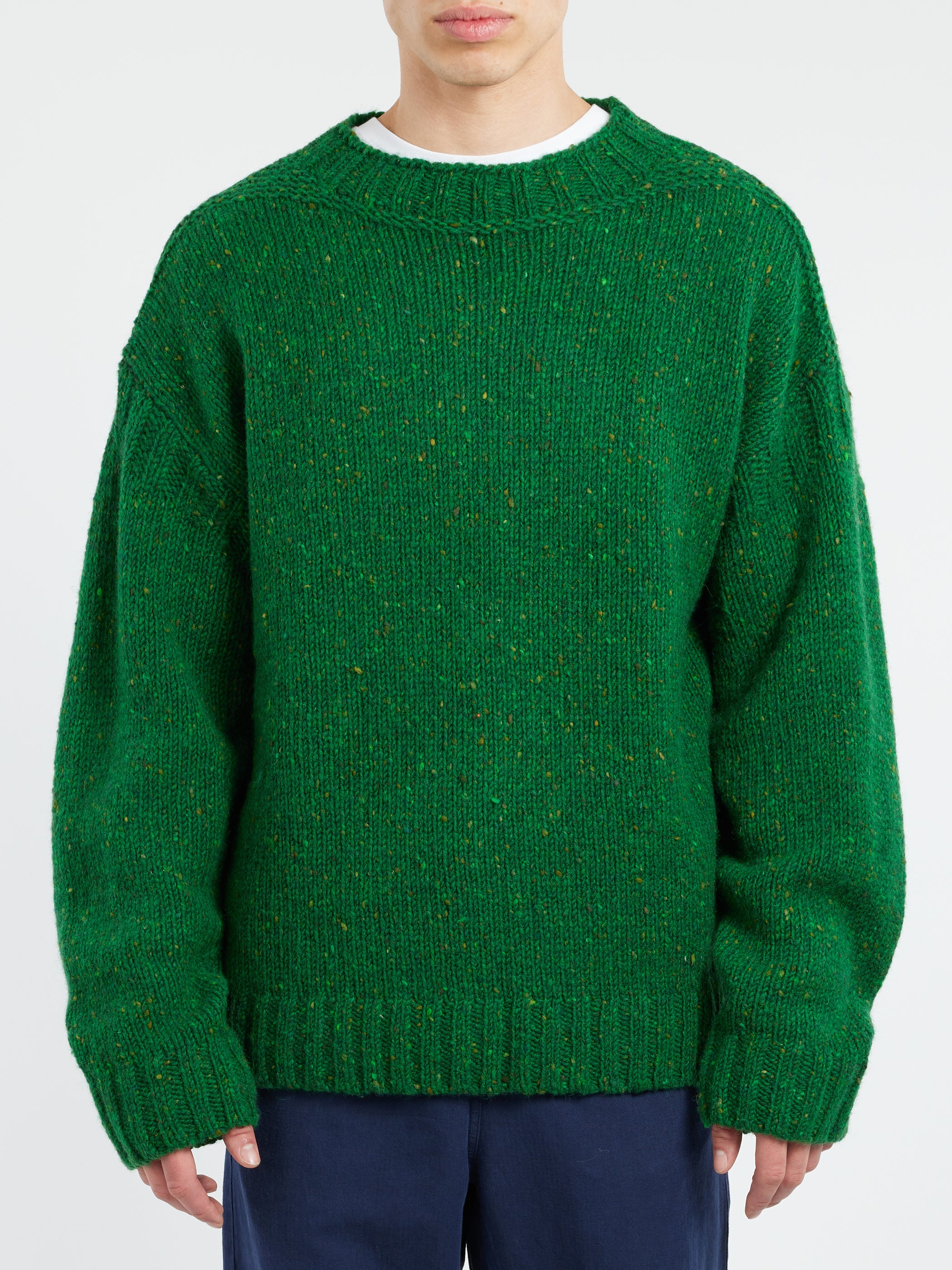 Donegal Wool High Neck Sweater