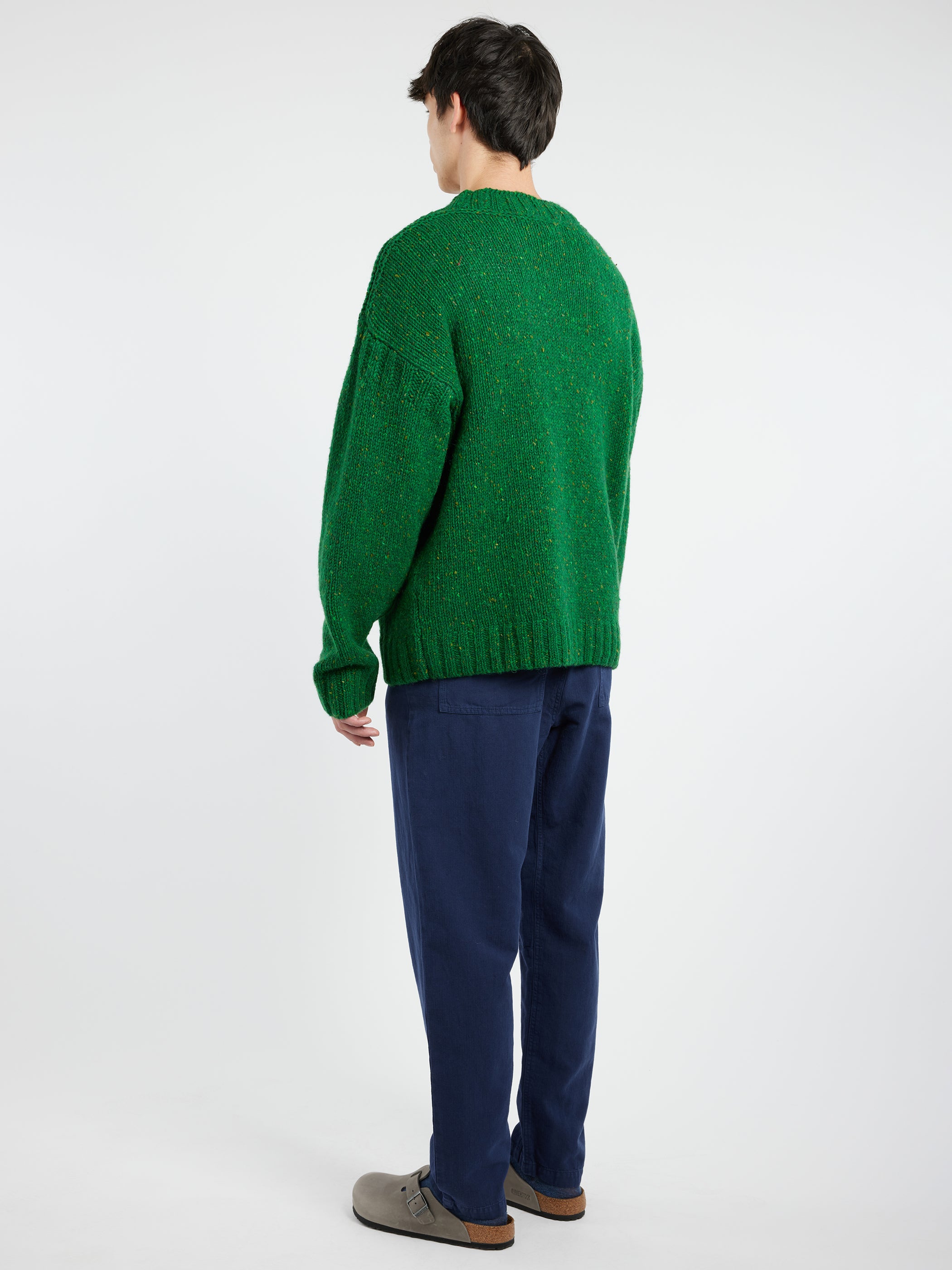 Donegal Wool High Neck Sweater