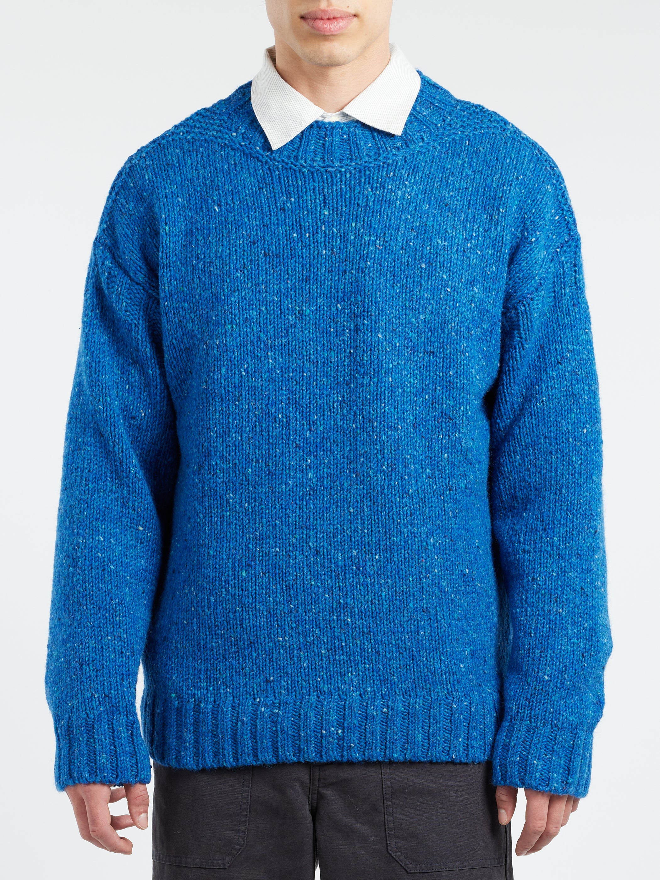 Donegal Wool High Neck Sweater