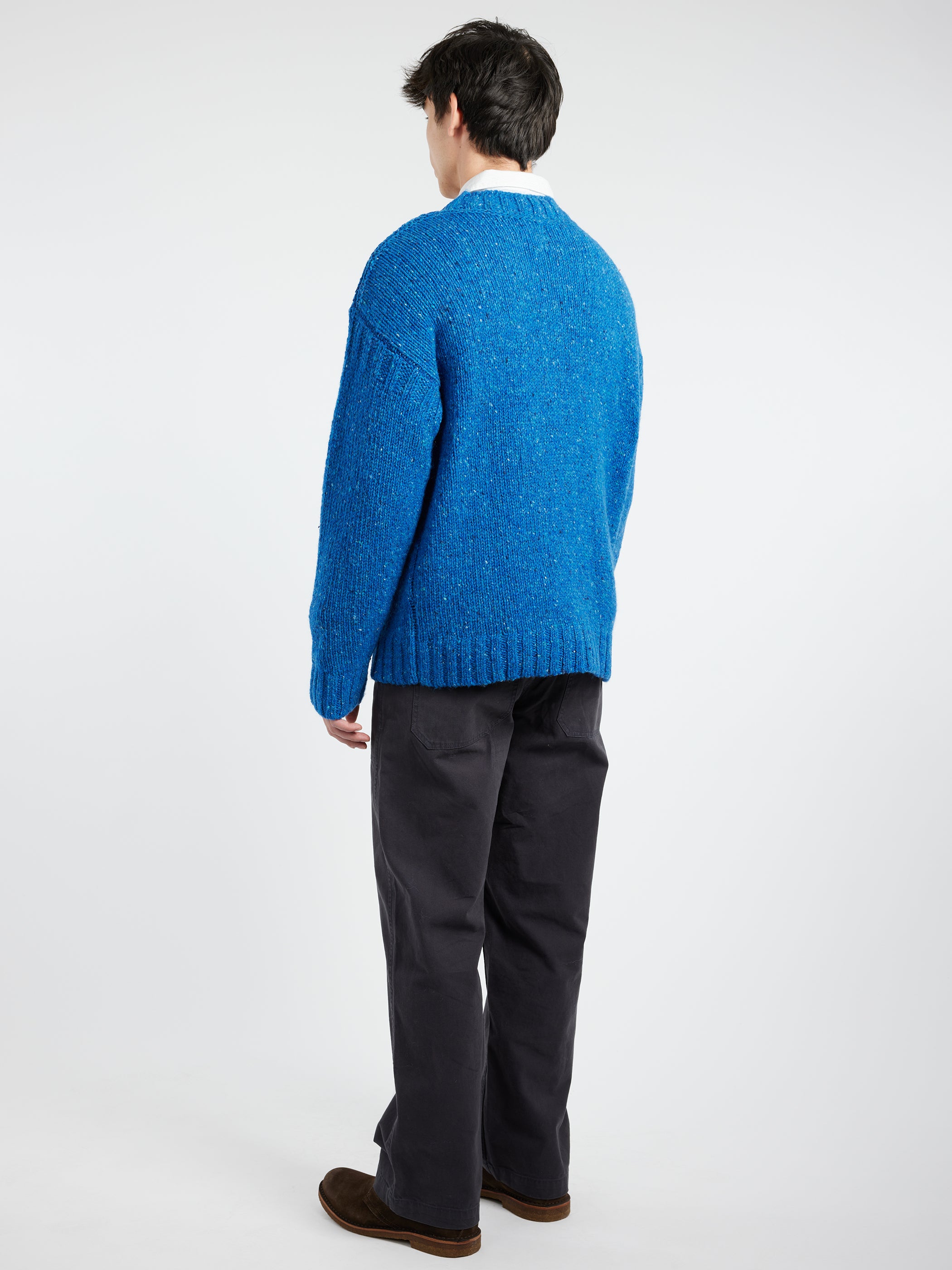 Donegal Wool High Neck Sweater